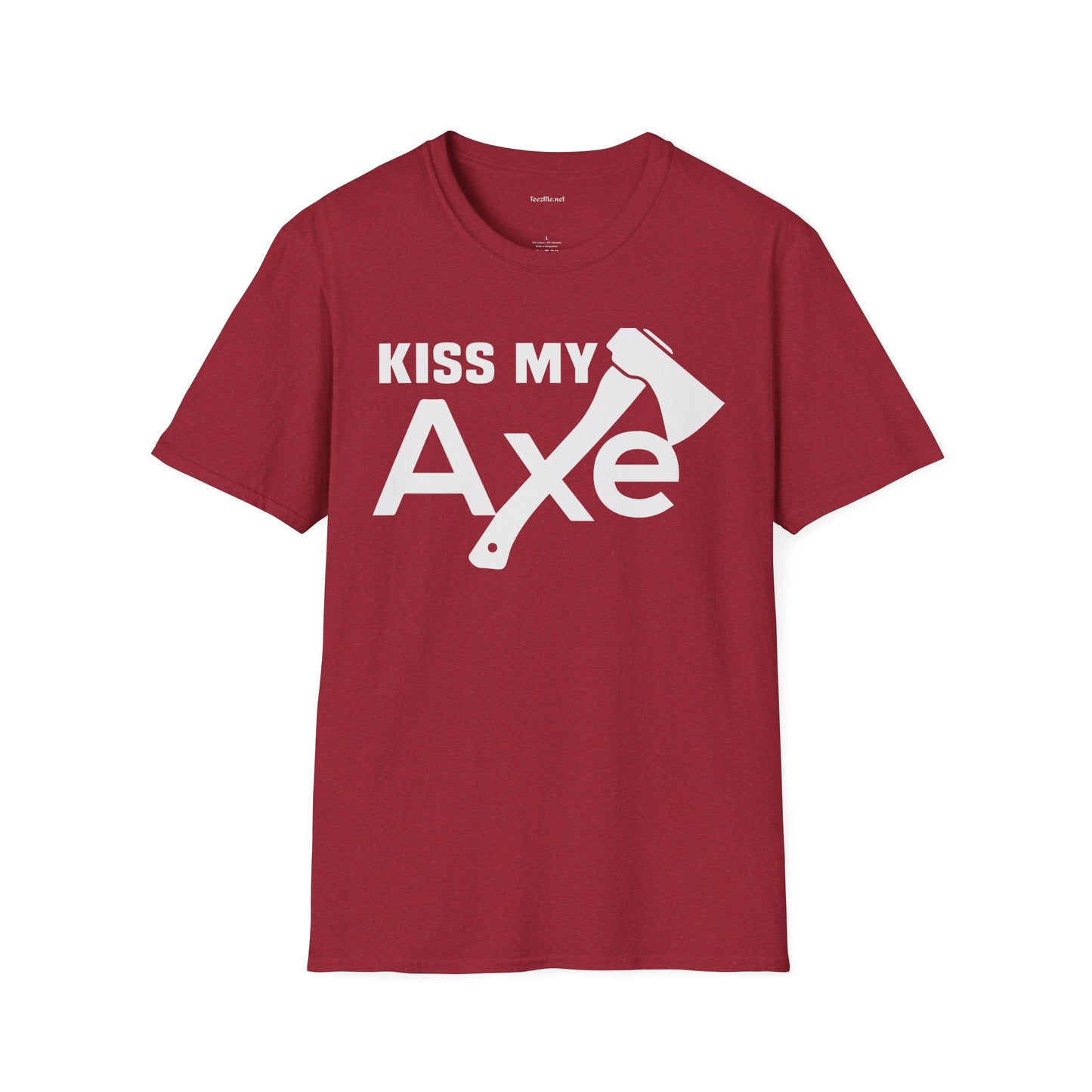 Kiss My Axe - Unisex Softstyle T-Shirt 100% Cotton Graphic