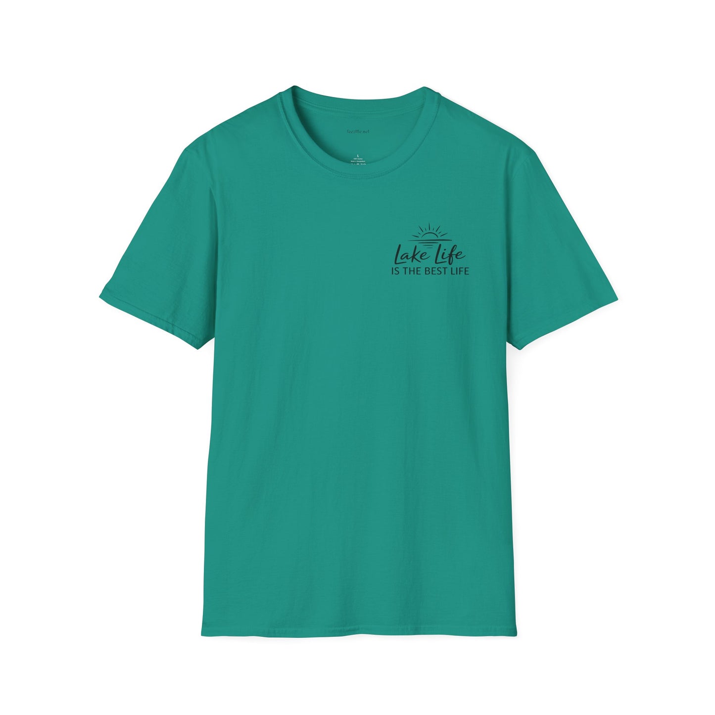 Lake Life Best Life - Unisex Softstyle T-Shirt 100% Cotton Graphic