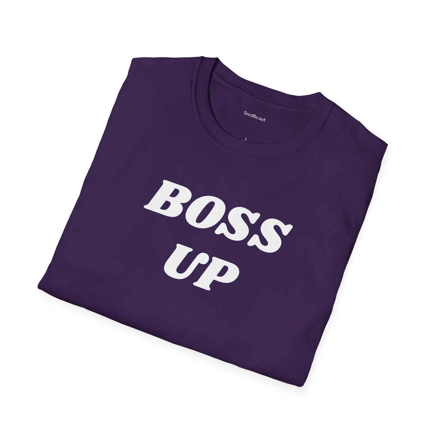BOSS UP  - Unisex Softstyle T-Shirt 100% Cotton Graphic