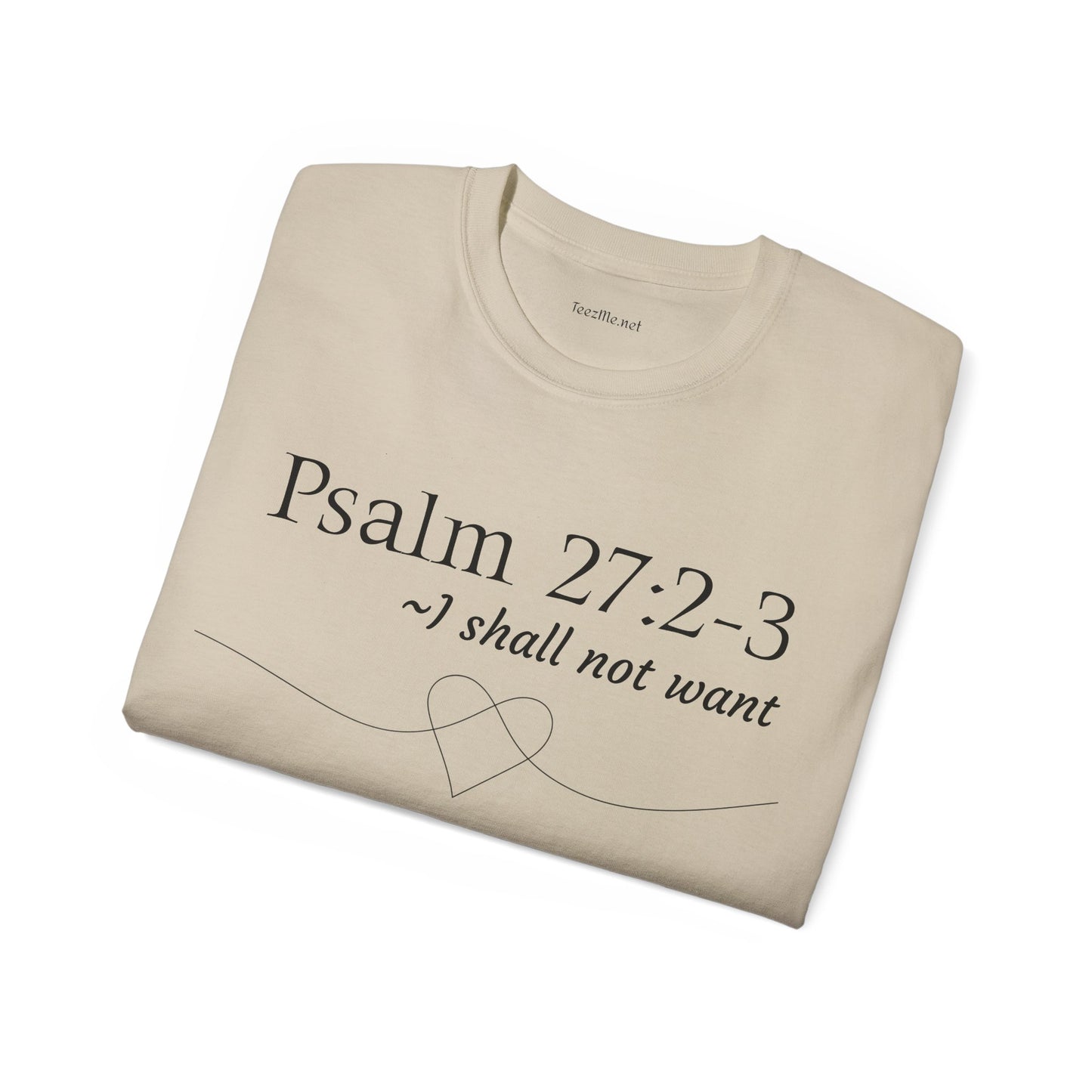 Psalm 27:2-3 - Unisex Ultra Cotton Tee