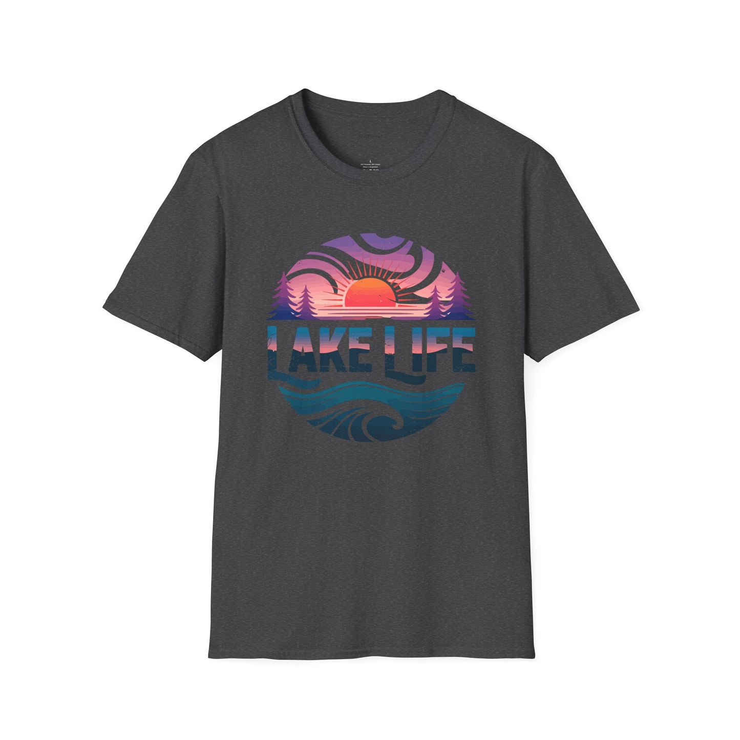 Lake Life - Unisex Softstyle T-Shirt 100% Cotton Graphic
