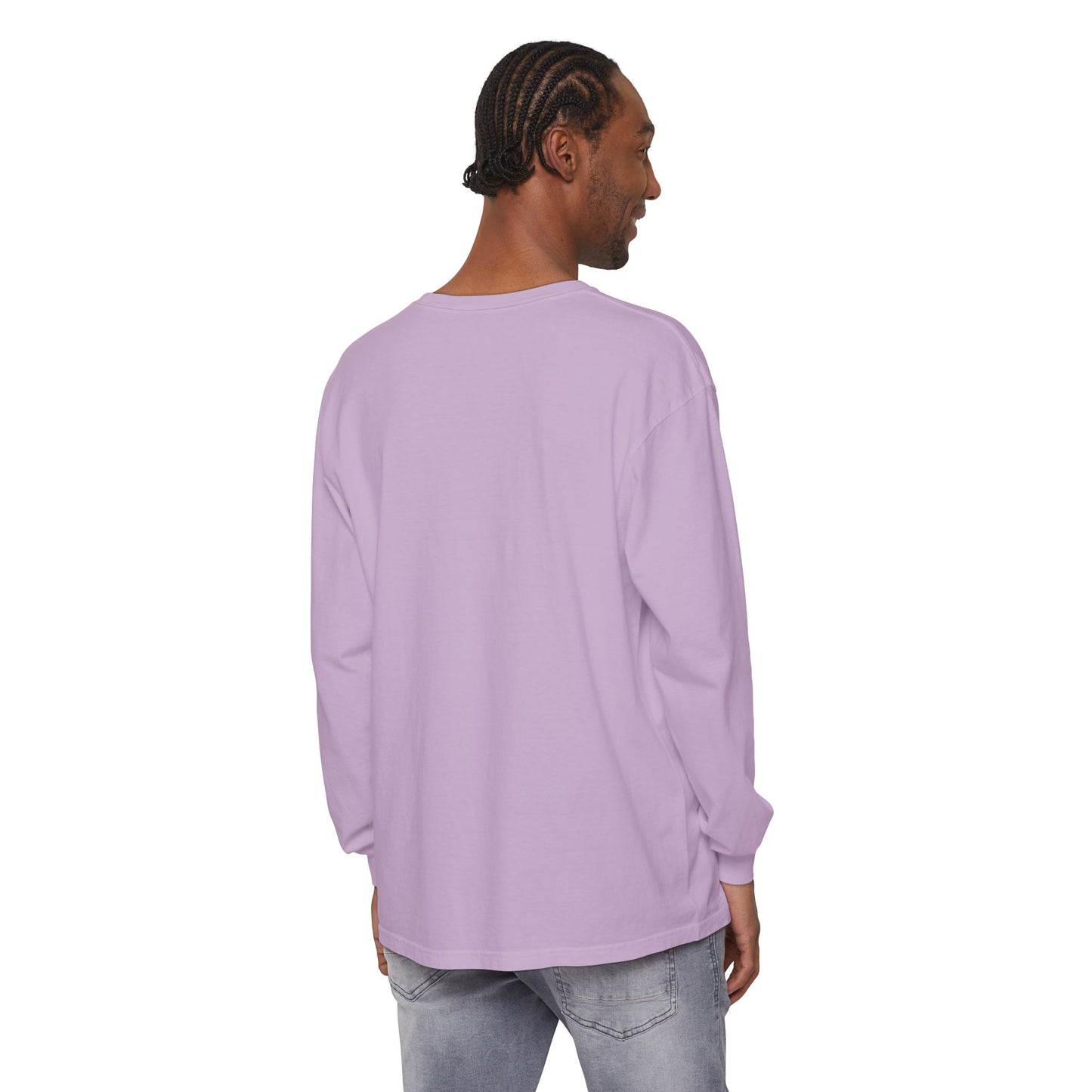 Resting Beach Face - Unisex Garment-dyed Long Sleeve T-Shirt