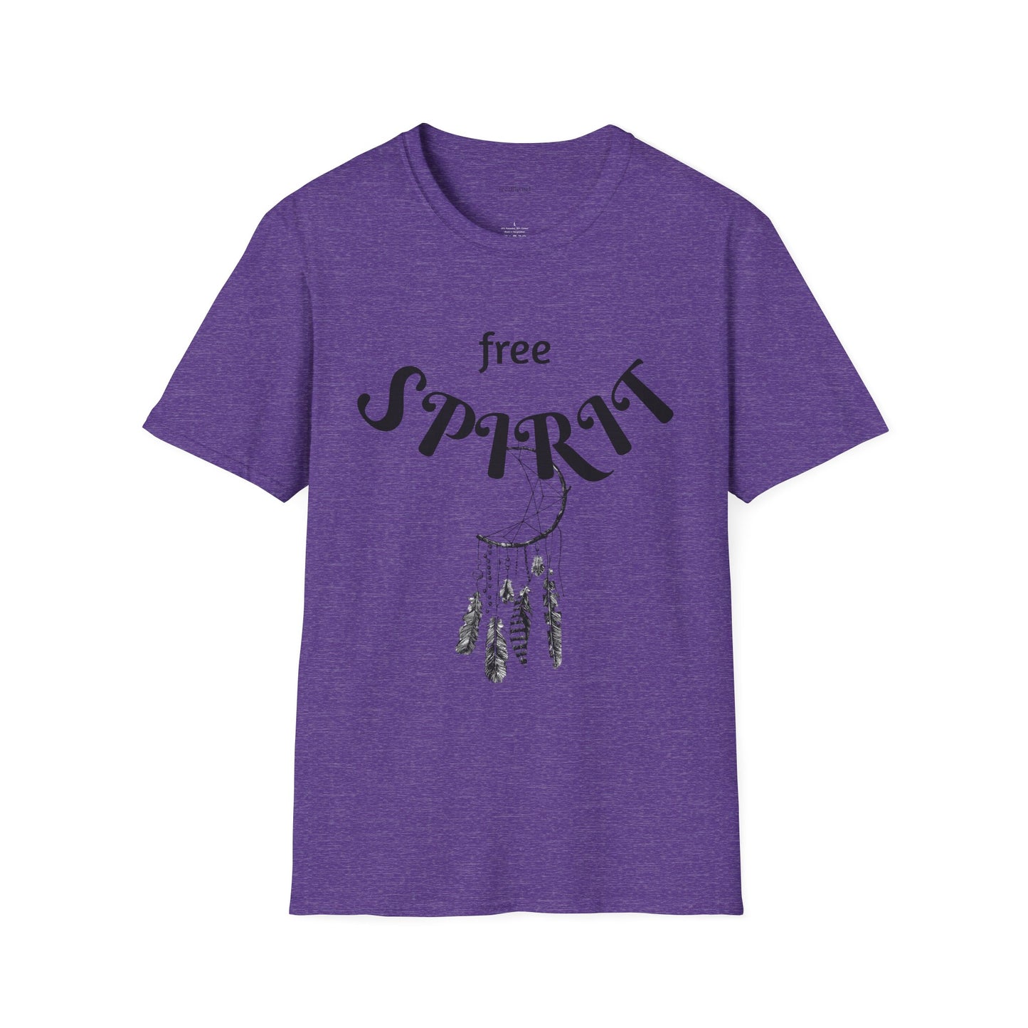 free SPIRIT - Unisex Softstyle T-Shirt 100% Cotton Graphic