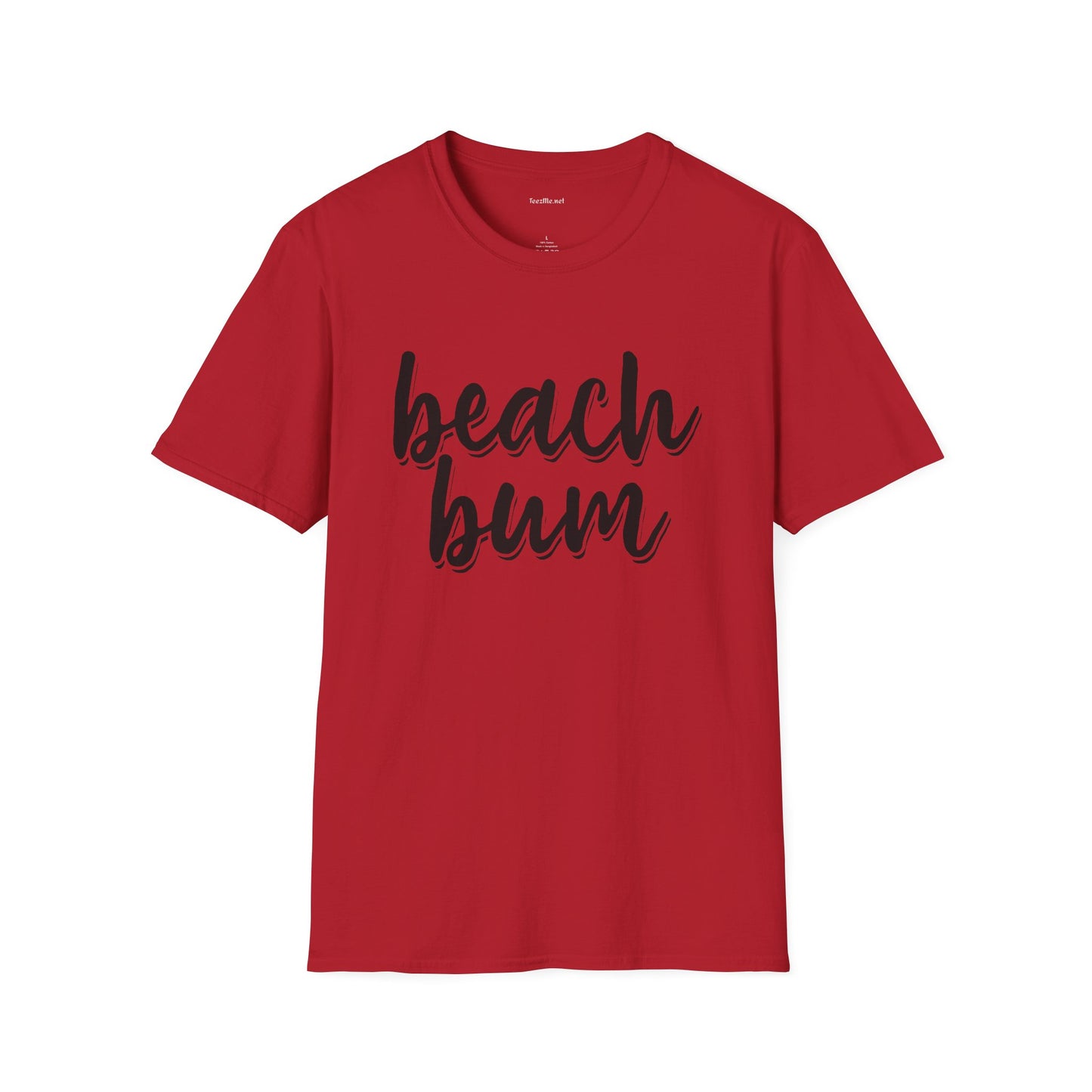Beach Bum - Unisex Softstyle T-Shirt 100% Cotton Graphic (1)
