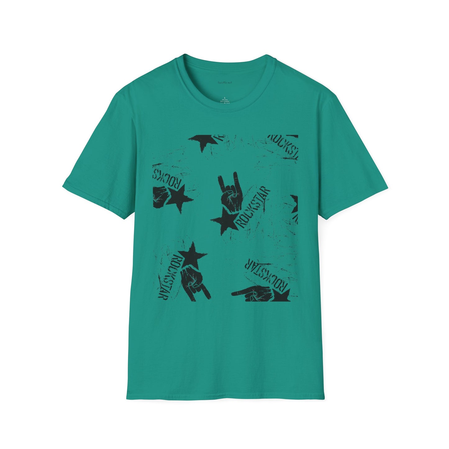 ROCK STAR illustation - Unisex Softstyle T-Shirt 100% Cotton Graphic
