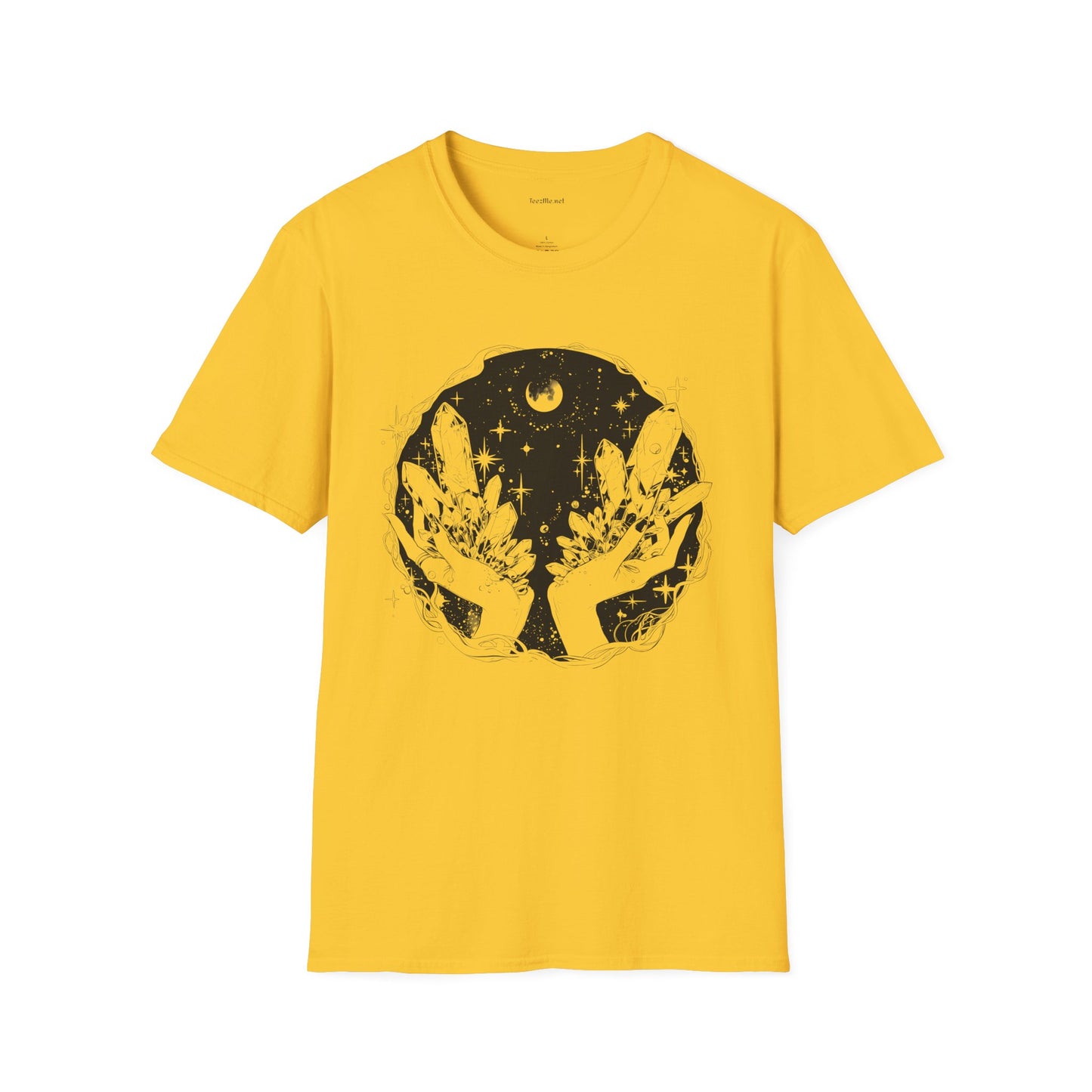 Crystal Moon Magic - Unisex Softstyle T-Shirt 100% Cotton Graphic