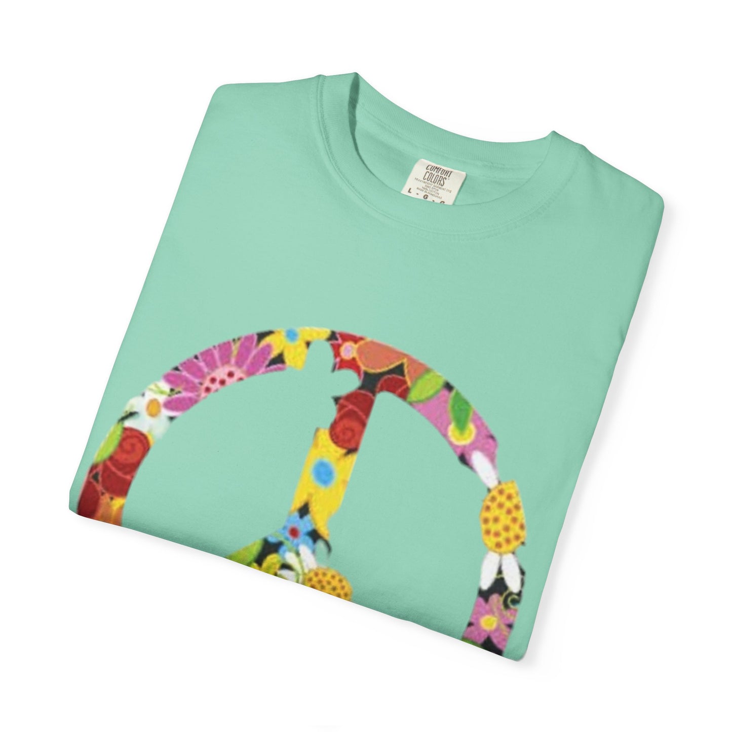 Peace Sign Unisex Garment-Dyed T-shirt