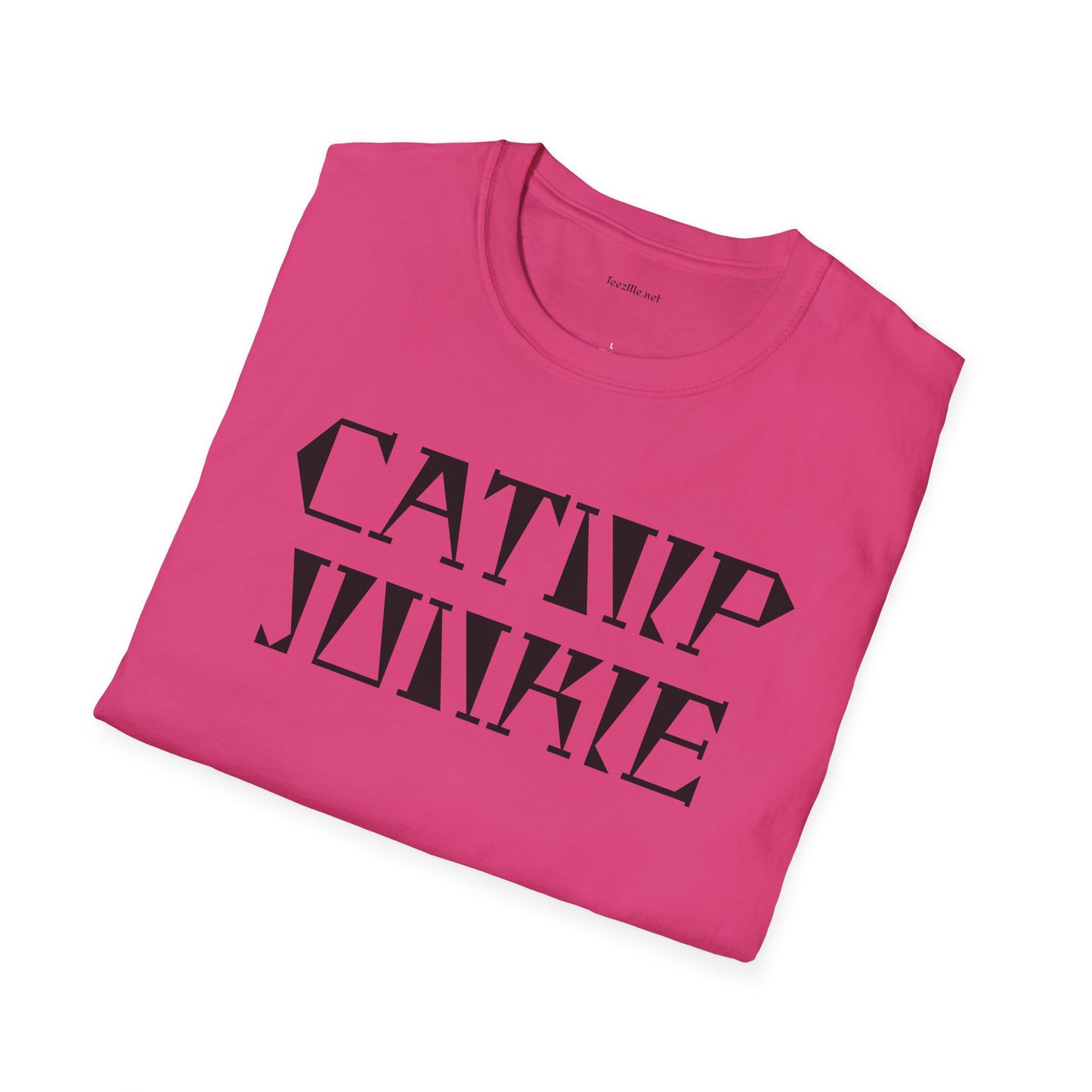 Catnip Junkie - Unisex Softstyle T-Shirt 100% Cotton Graphic
