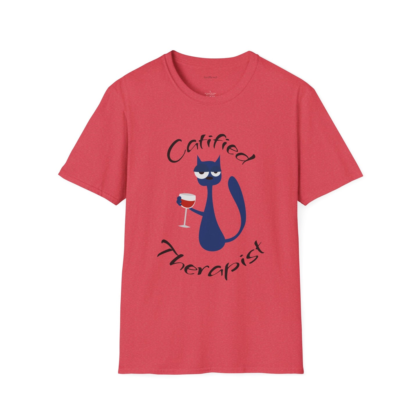 Catified Therapist - Unisex Softstyle T-Shirt 100% Cotton Graphic