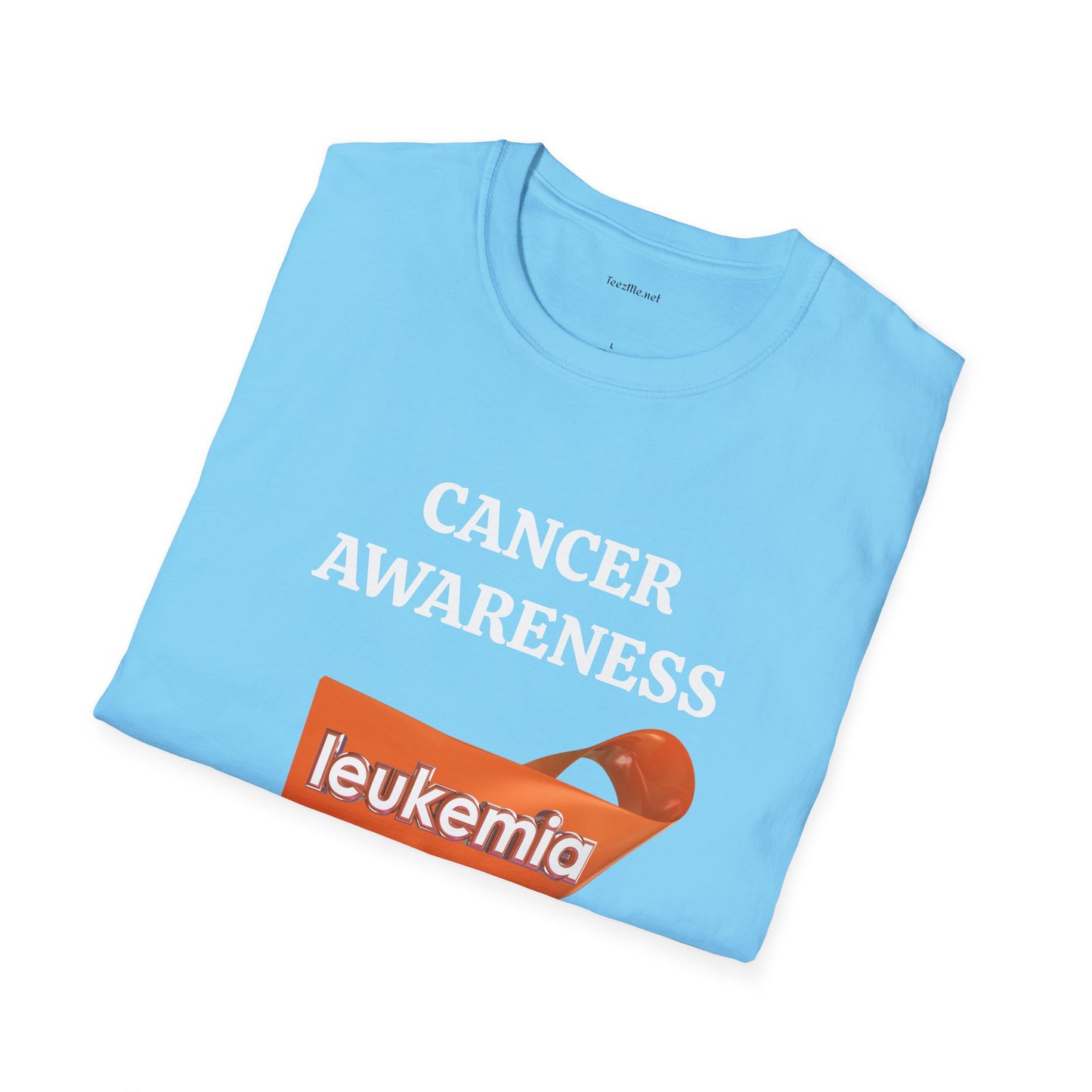 Leukemia Cancer Awareness - Unisex Softstyle T-Shirt 100% Cotton Graphic