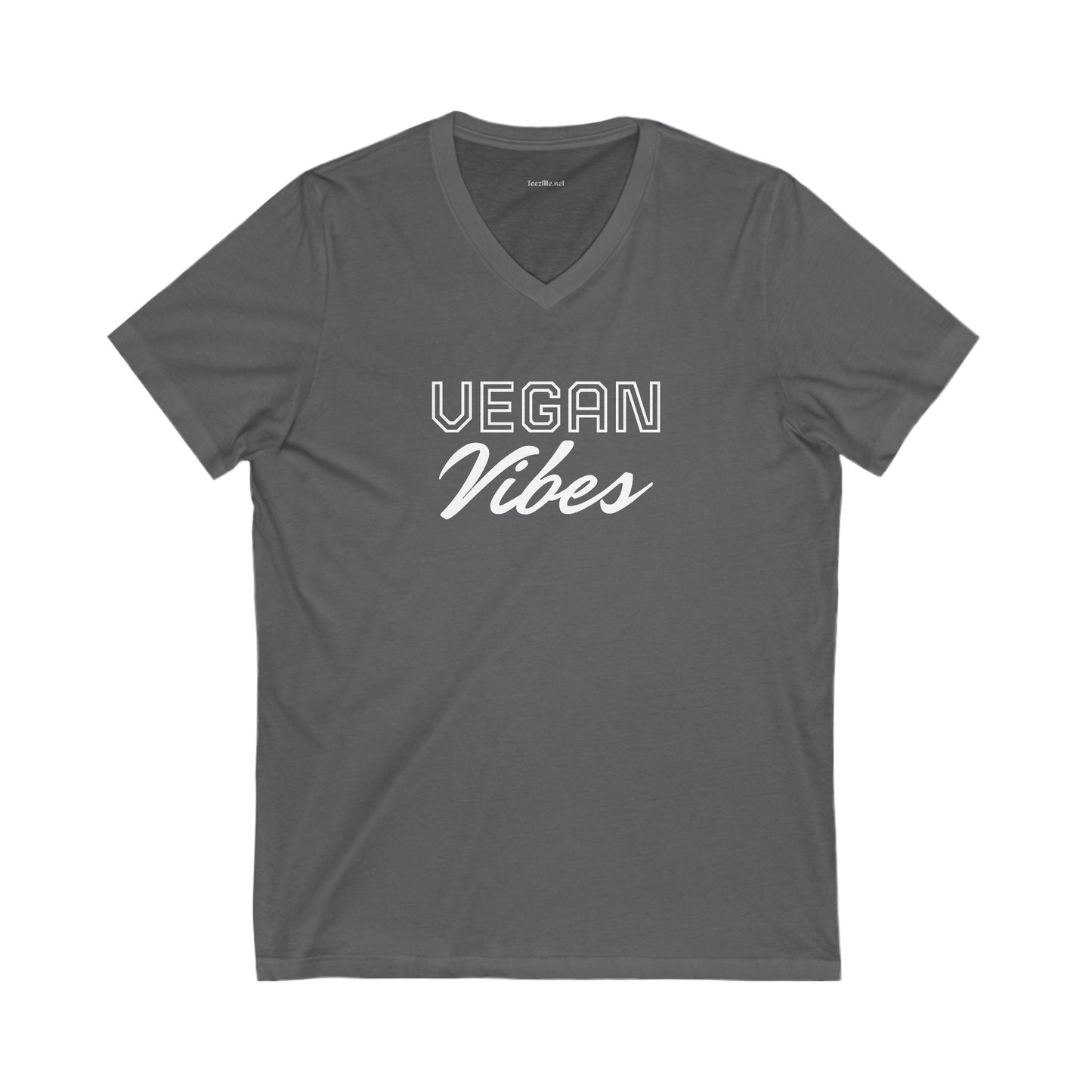 VEGAN Vibes Unisex Jersey Short Sleeve V-Neck Tee