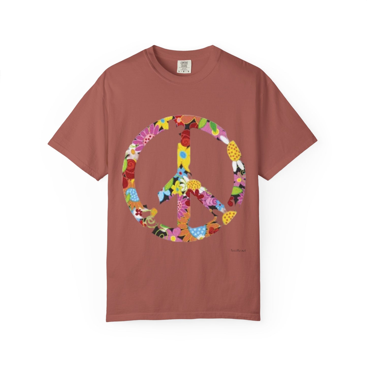 Peace Sign Unisex Garment-Dyed T-shirt