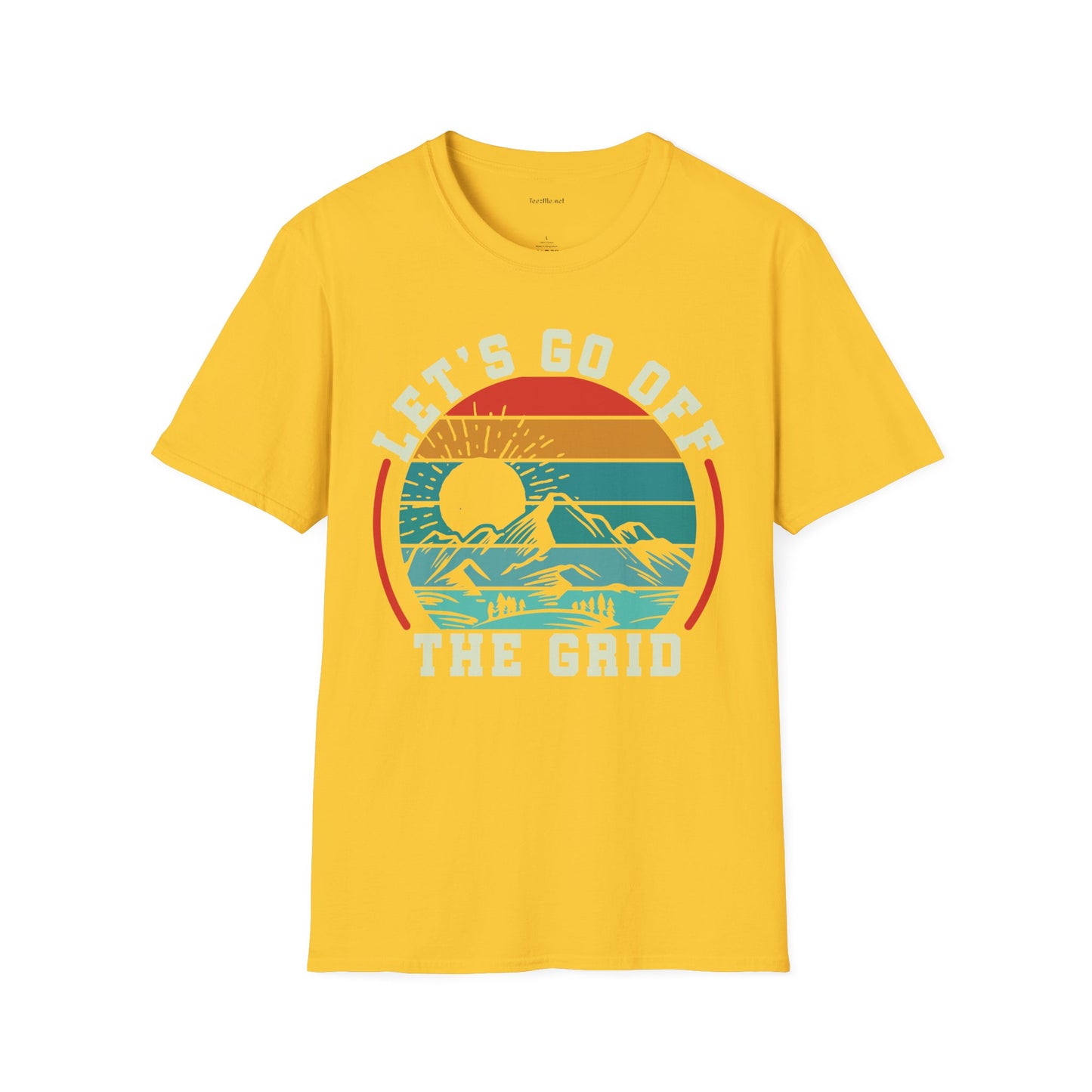 Off Grid - Unisex Softstyle T-Shirt 100% Cotton Graphic