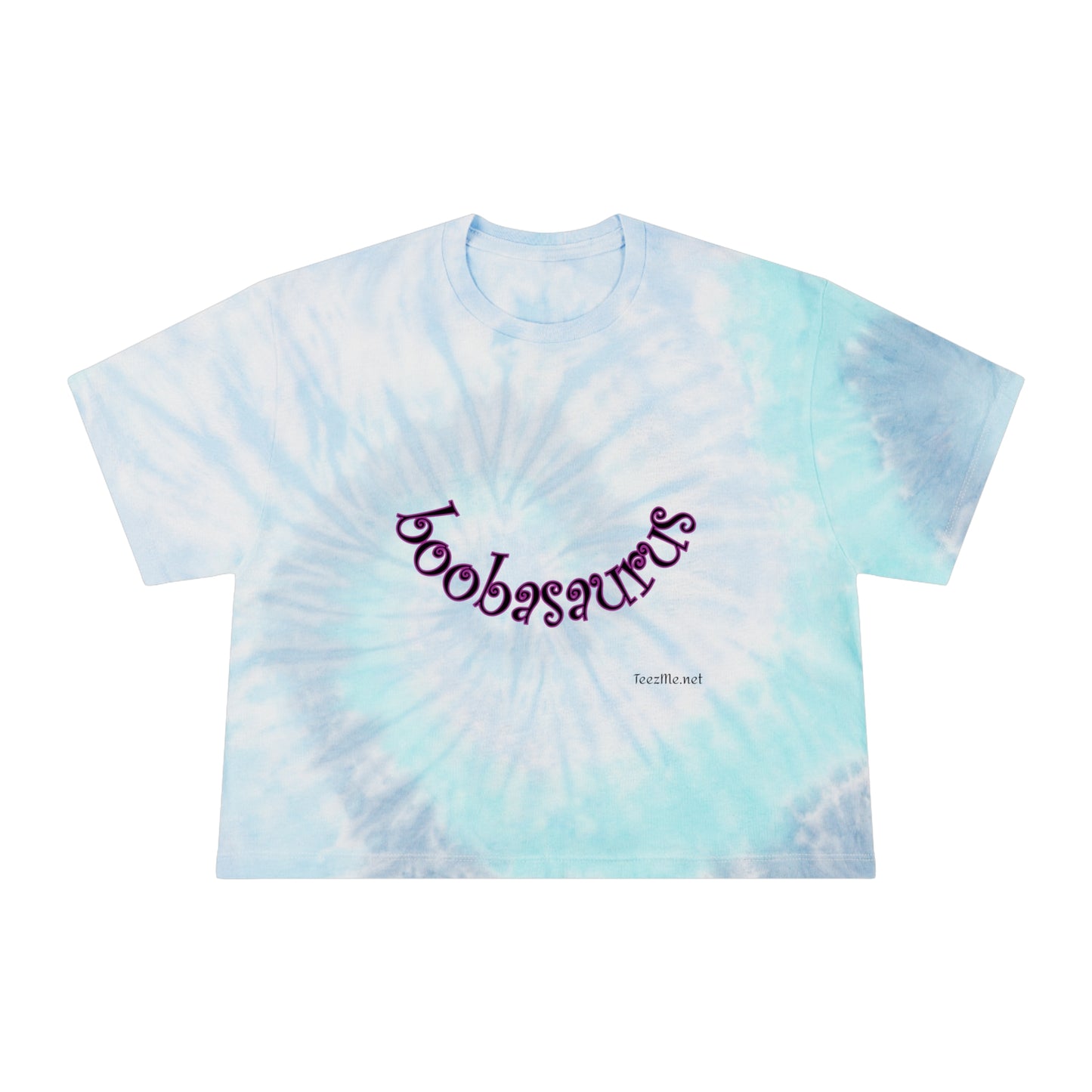 boobasaurus - Women's Tie-Dye Crop Tee