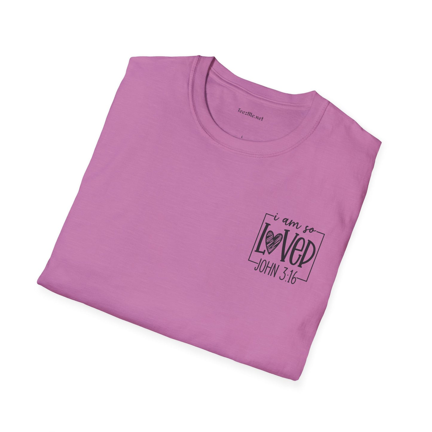 John 3:16 - Unisex Softstyle T-Shirt 100% Cotton Graphic