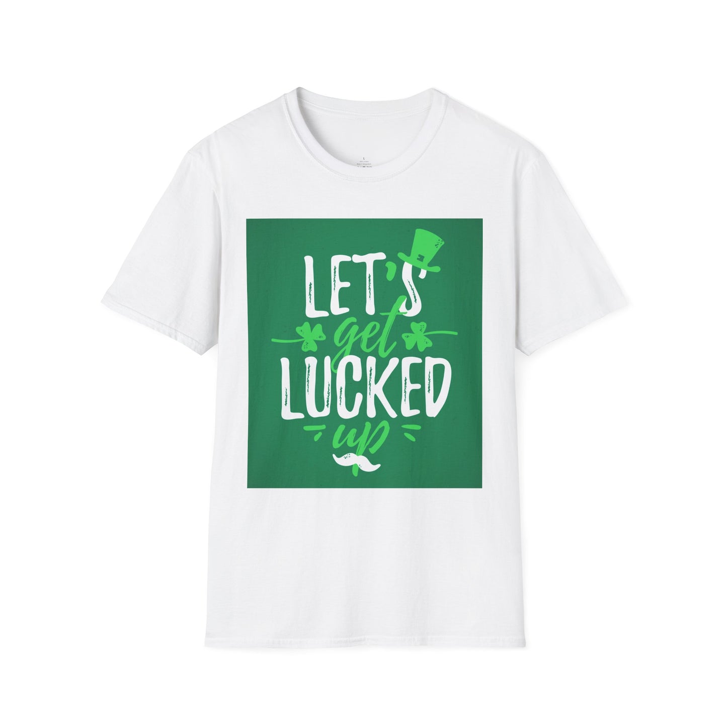 Let's Get Lucked - Unisex Softstyle T-Shirt 100% Cotton Graphic