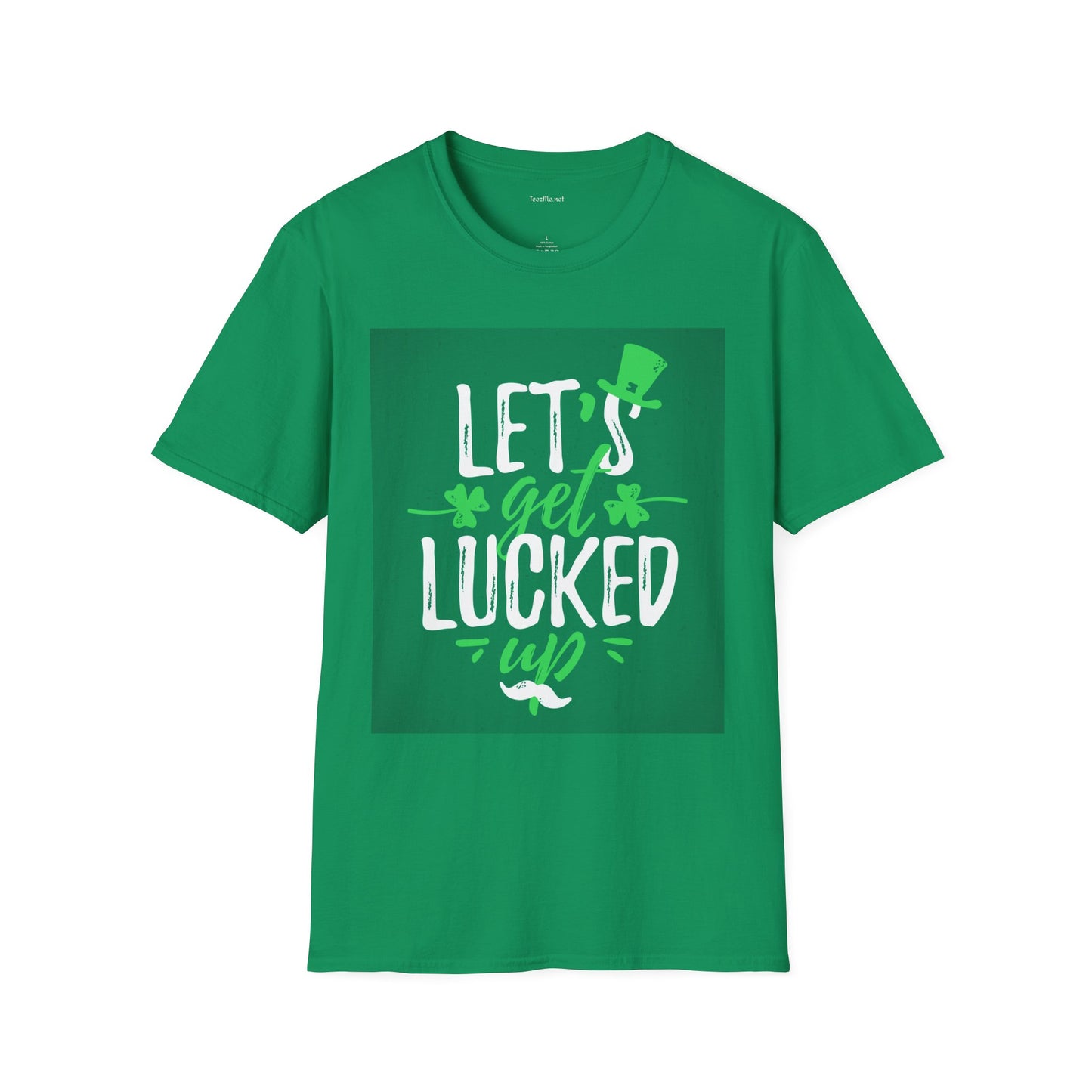 Let's Get Lucked - Unisex Softstyle T-Shirt 100% Cotton Graphic