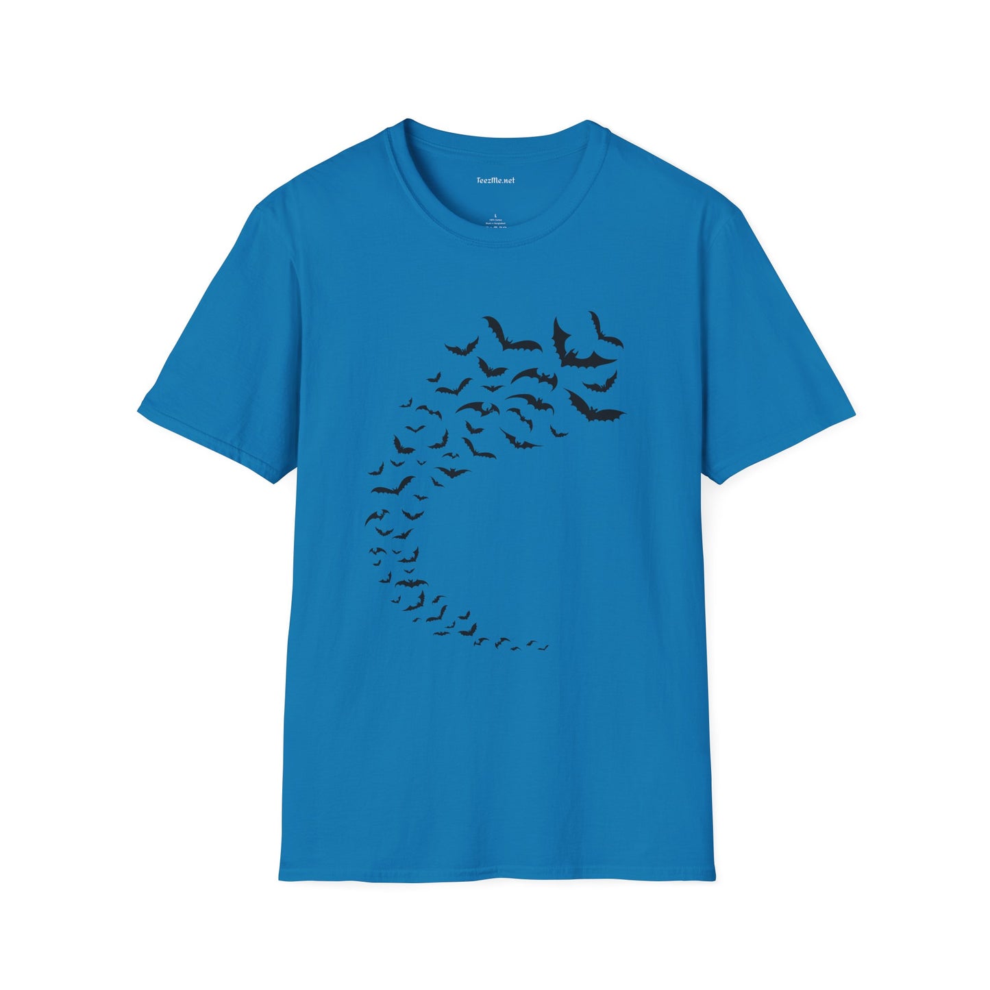 Bats in Flight Unisex Softstyle T-Shirt 100% Cotton Graphic