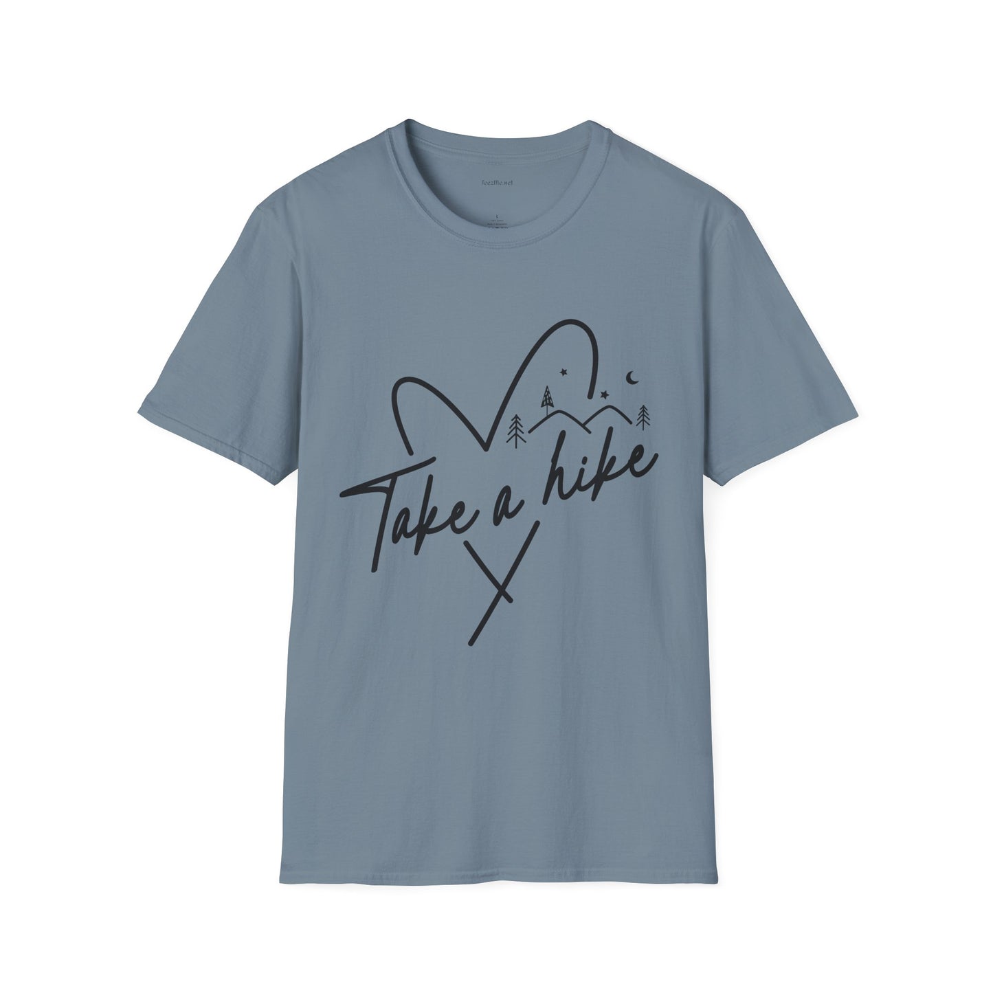 Take a Hike (black) - Unisex Softstyle T-Shirt 100% Cotton Graphic