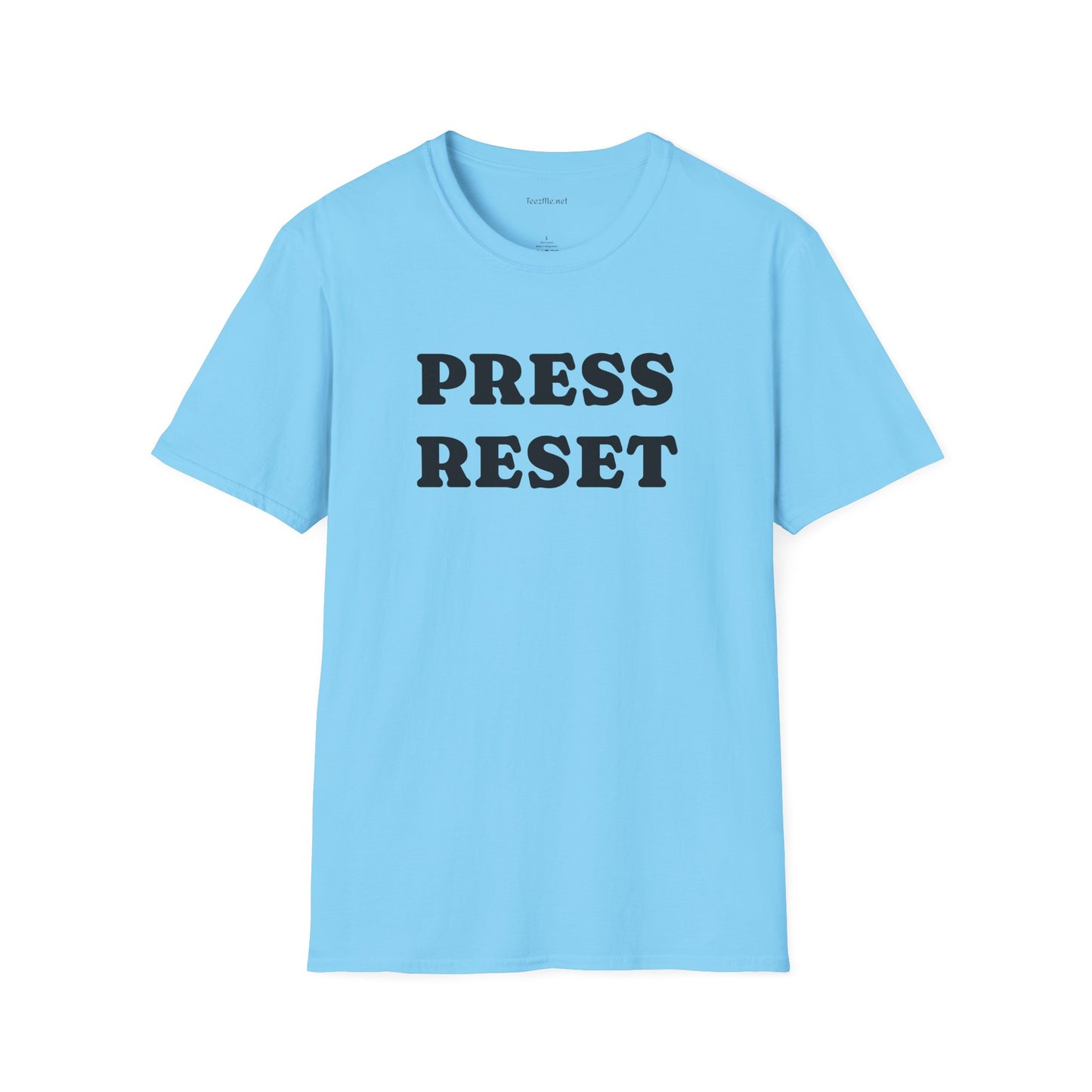 Press Reset - Unisex Softstyle T-Shirt 100% Cotton Graphic