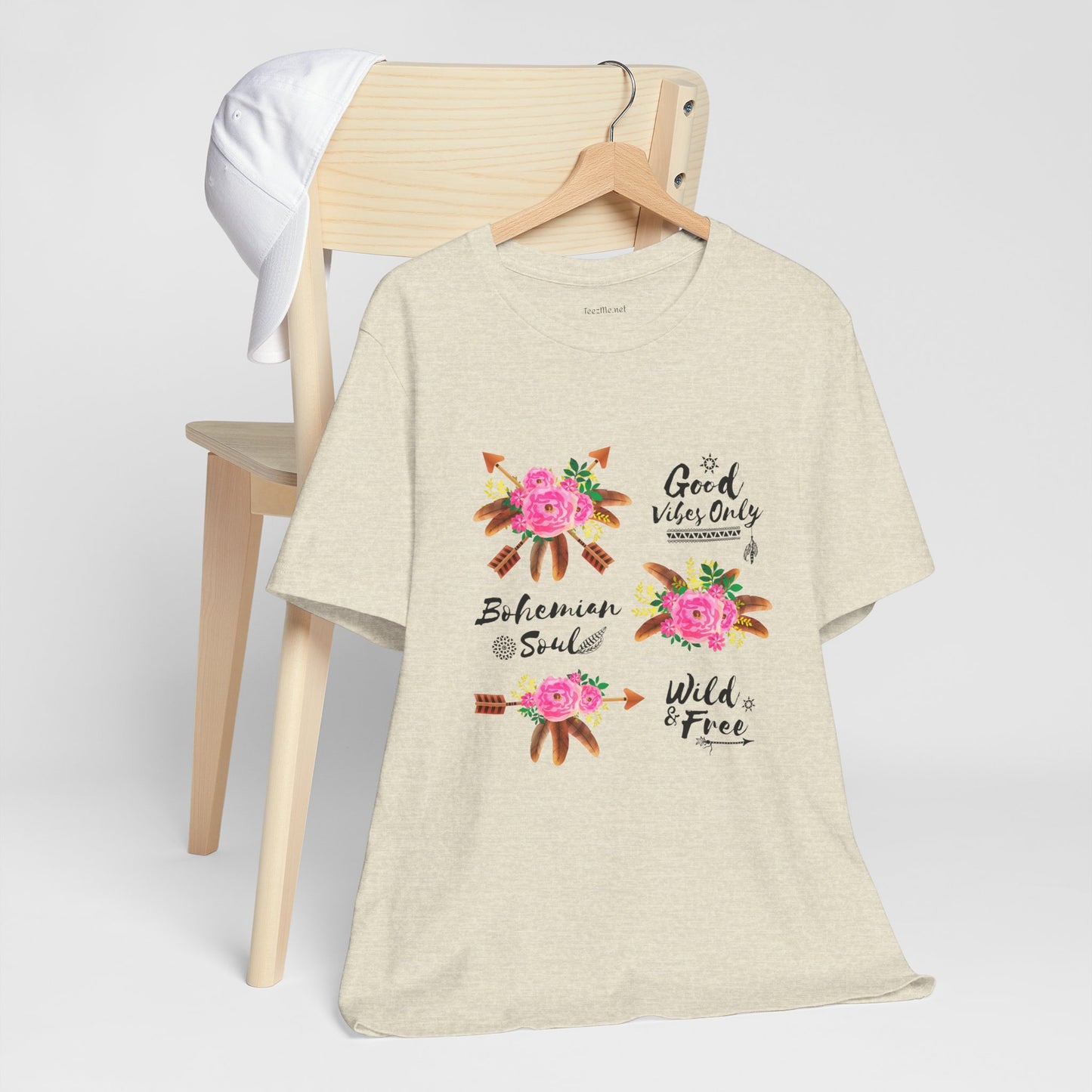 Wild & Free - Unisex Jersey Short Sleeve Tee #BOHO