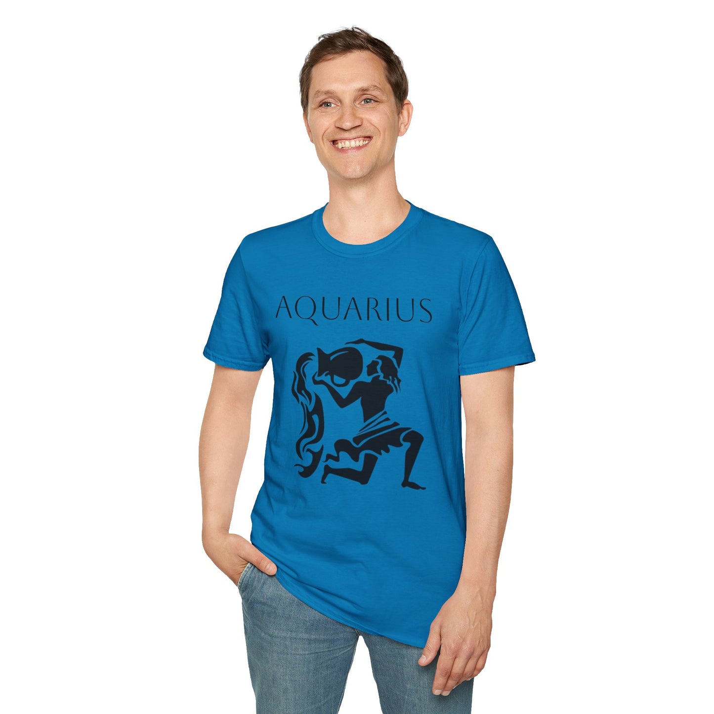 AQUARIUS - Unisex Softstyle T-Shirt 100% Cotton Graphic