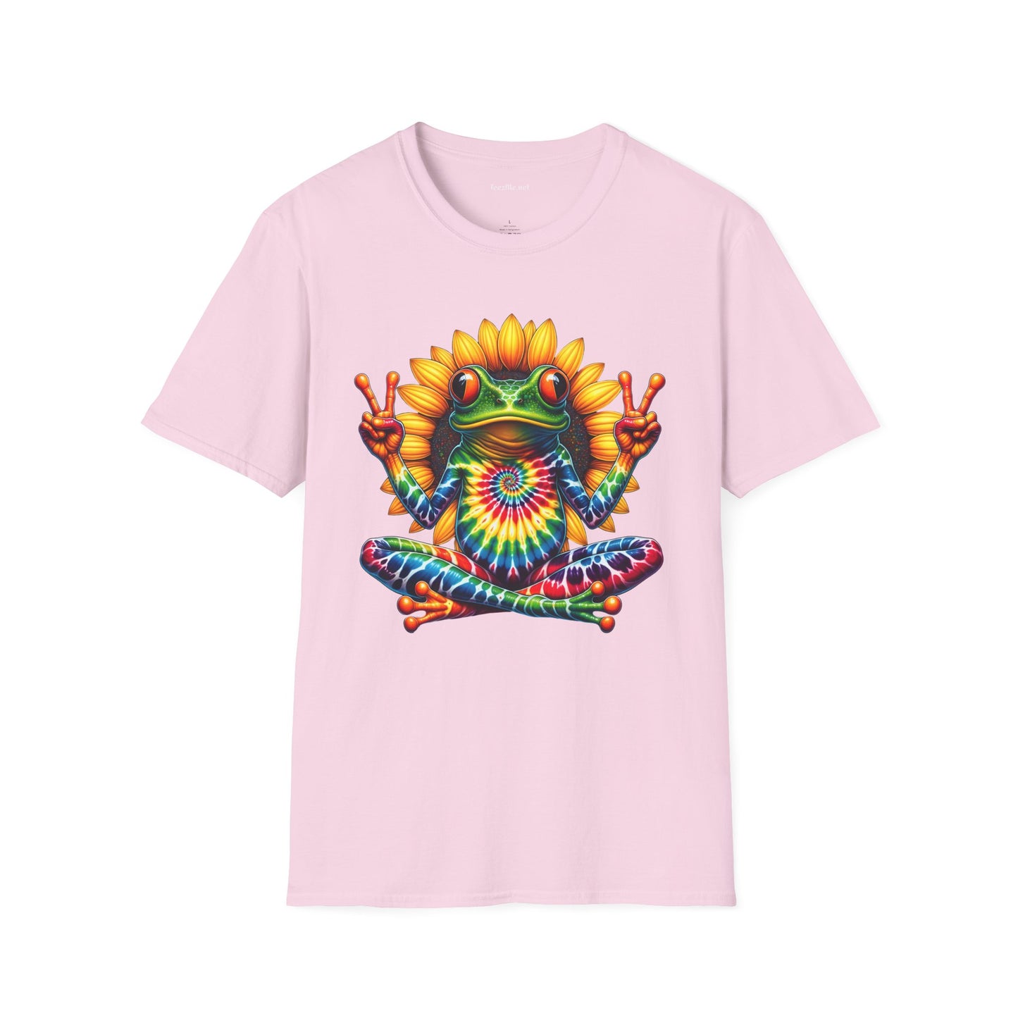 Peace Frog Tie-dye Unisex Softstyle T-Shirt 100% Cotton  #tarot