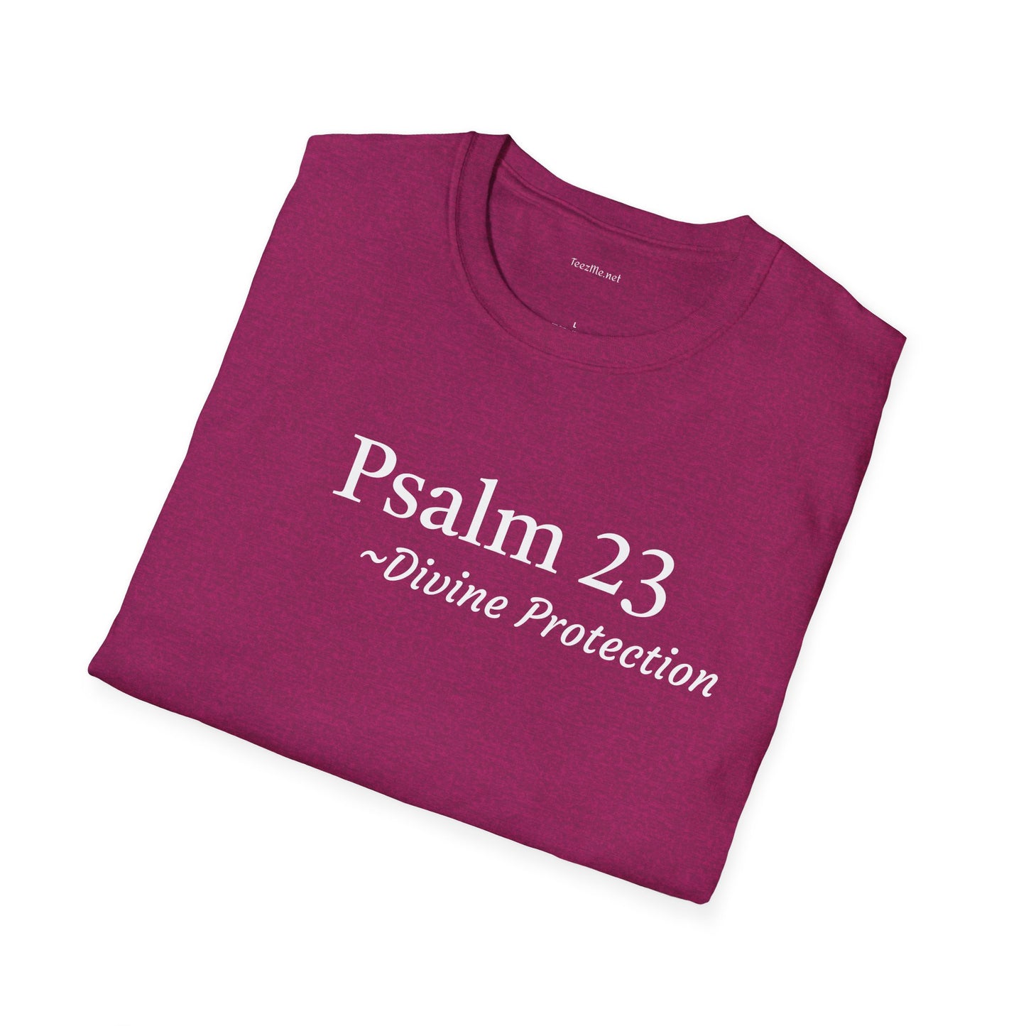 Psalm 23 - Unisex Softstyle T-Shirt 100% Cotton Graphic