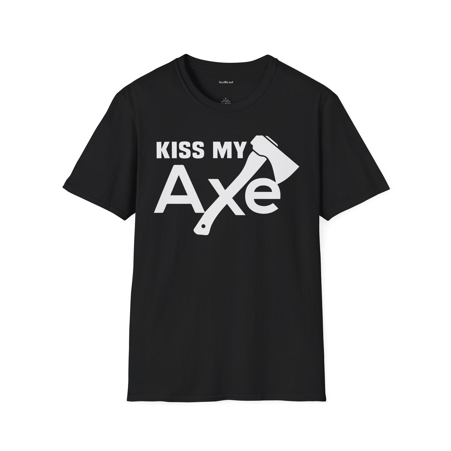 Kiss My Axe - Unisex Softstyle T-Shirt 100% Cotton Graphic