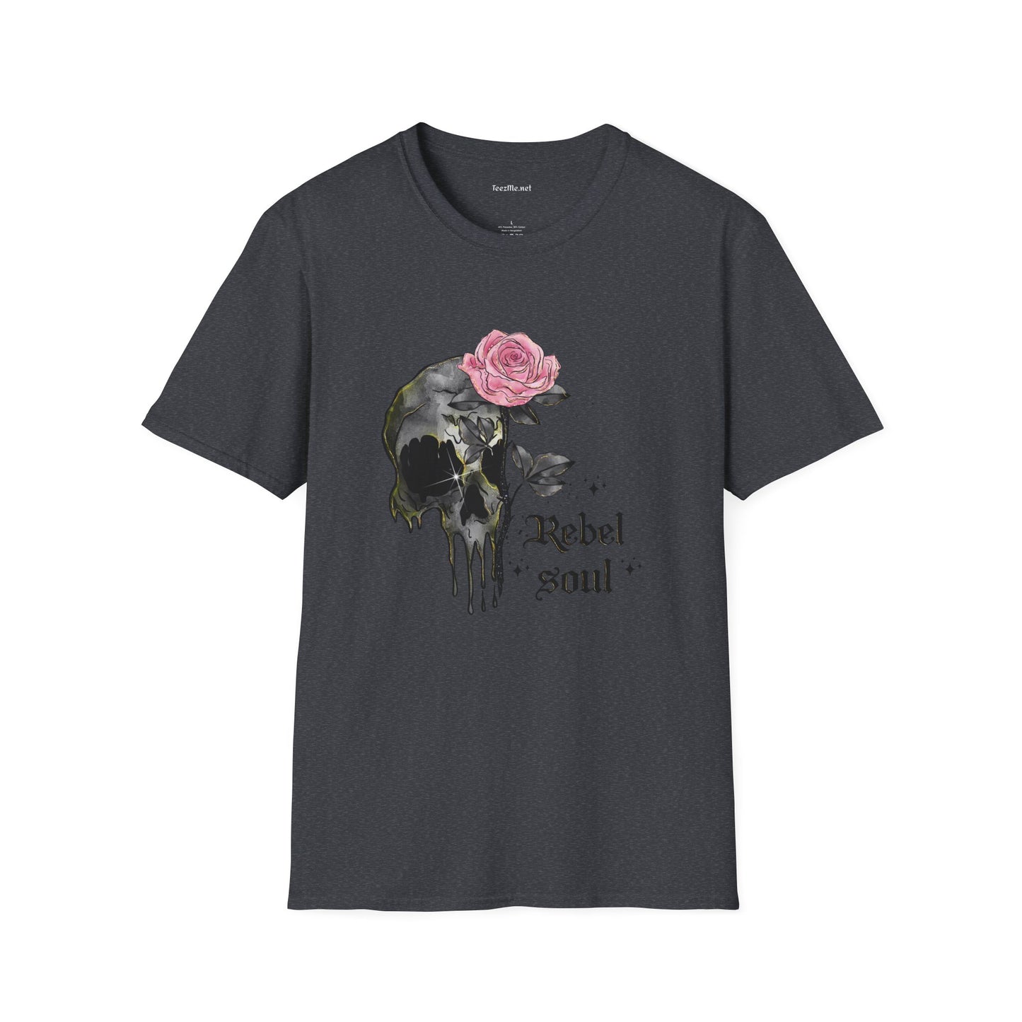 Rebel Soul 1 - Unisex Softstyle T-Shirt 100% Cotton Graphic