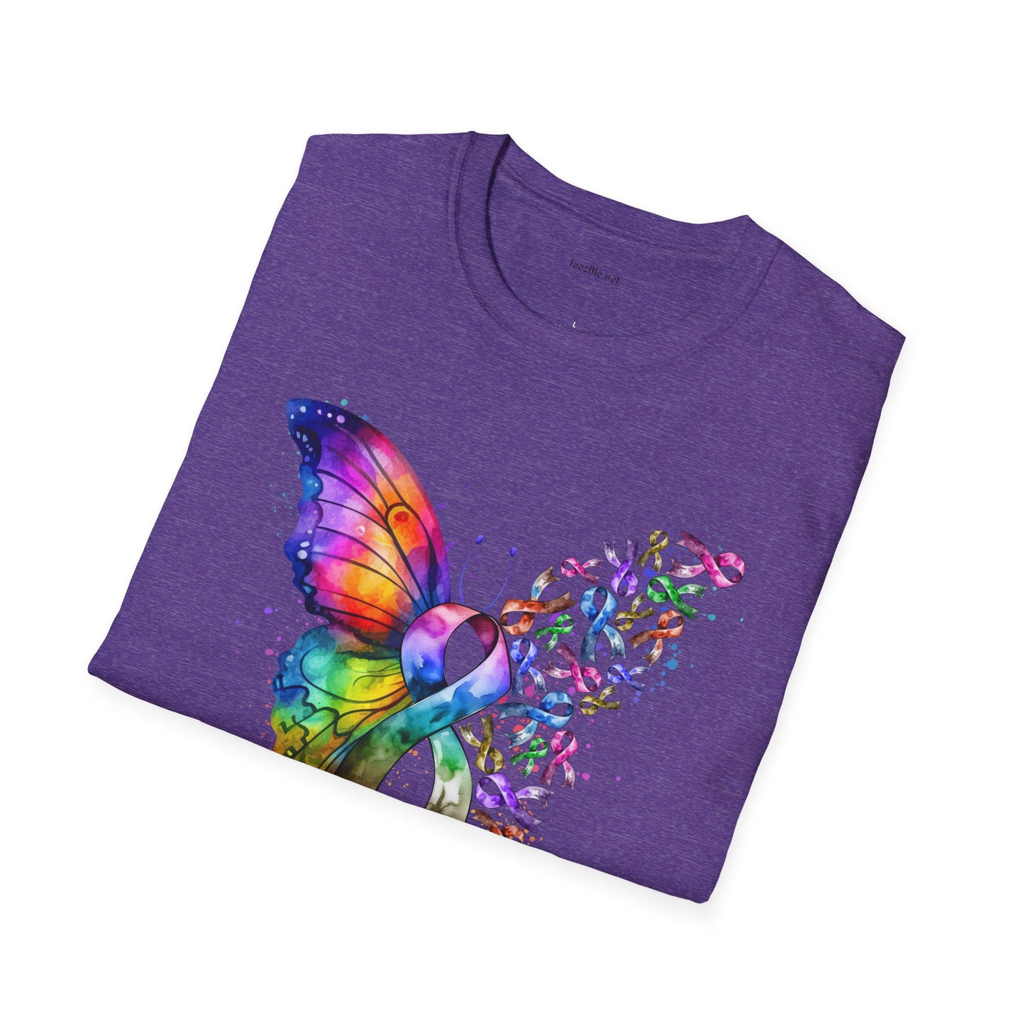 Fight Cancer - Unisex Softstyle T-Shirt 100% Cotton Graphic