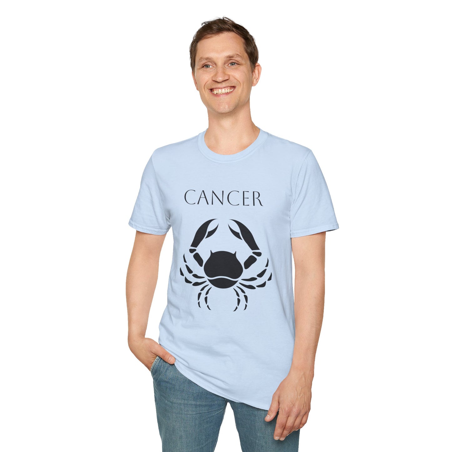 CANCER - Unisex Softstyle T-Shirt 100% Cotton Graphic