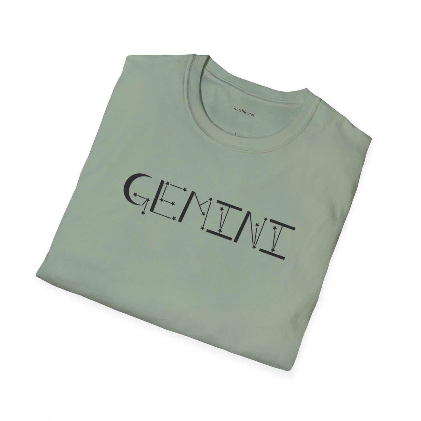 Gemini Zodiac - Unisex Softstyle T-Shirt 100% Cotton Graphic