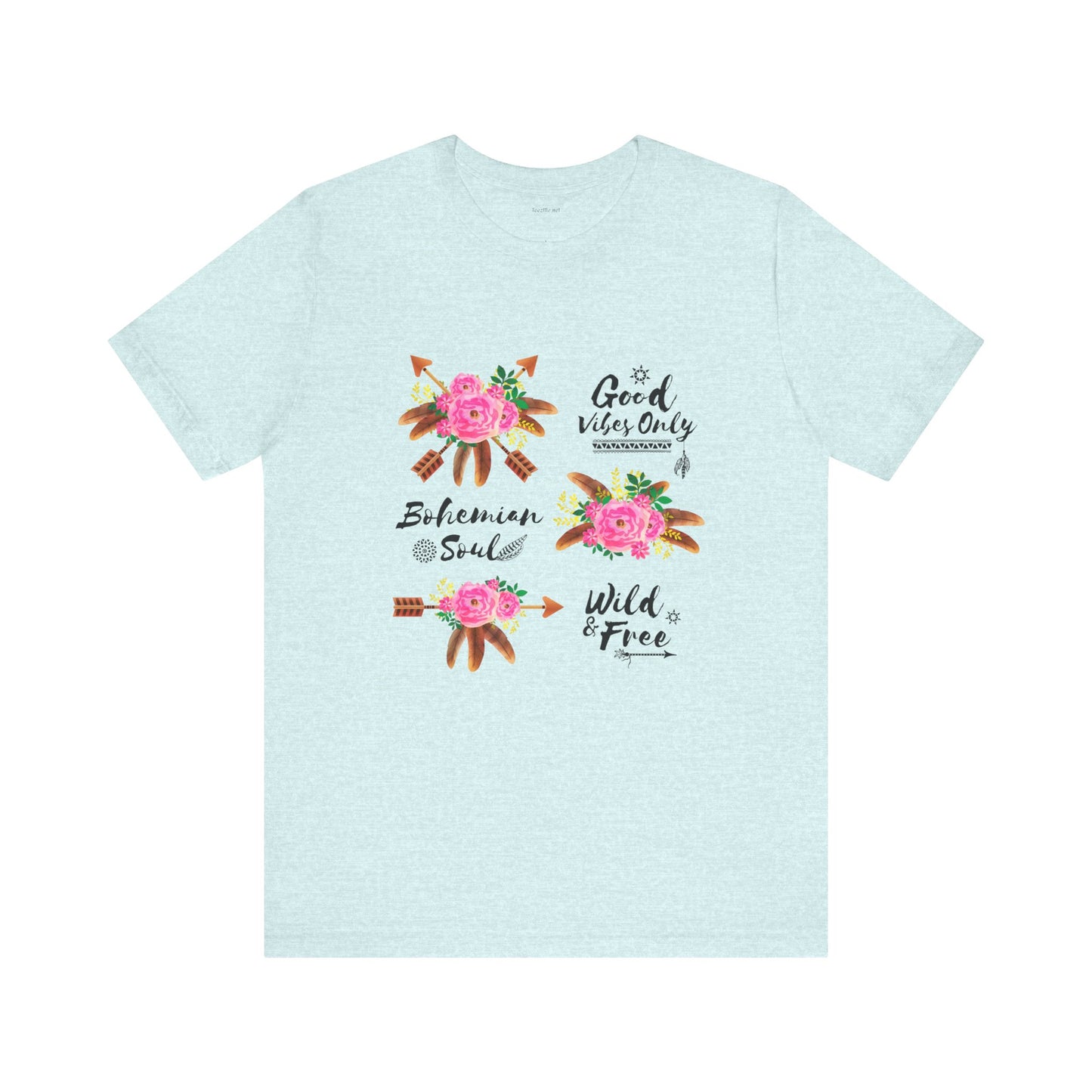 Wild & Free - Unisex Jersey Short Sleeve Tee #BOHO