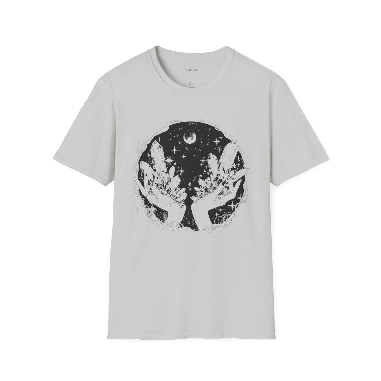 Crystal Moon Magic - Unisex Softstyle T-Shirt 100% Cotton Graphic