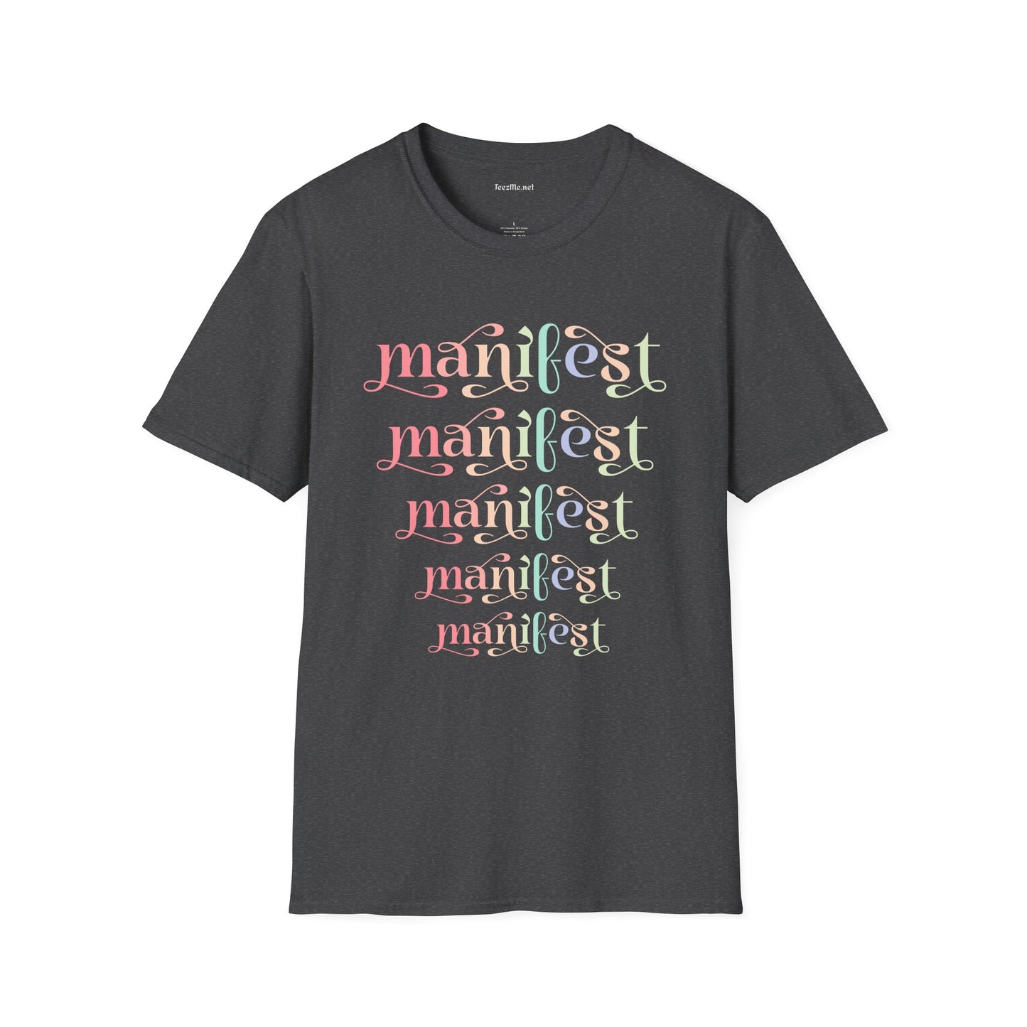 Manifest Unisex Softstyle T-Shirt 100% Cotton Graphic