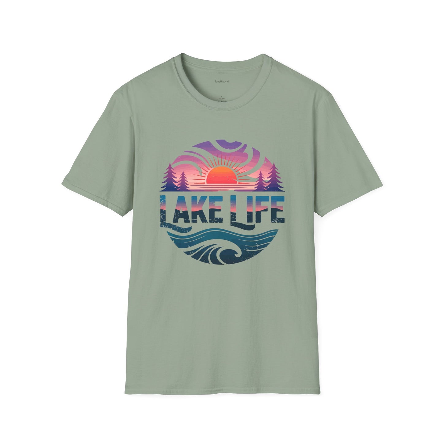 Lake Life - Unisex Softstyle T-Shirt 100% Cotton Graphic