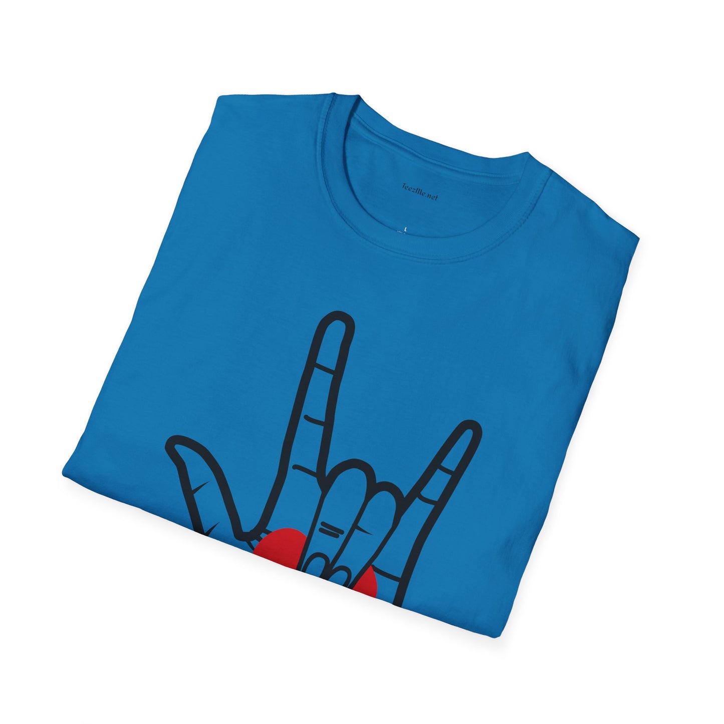 ASL Love  - Unisex Softstyle T-Shirt 100% Cotton Graphic