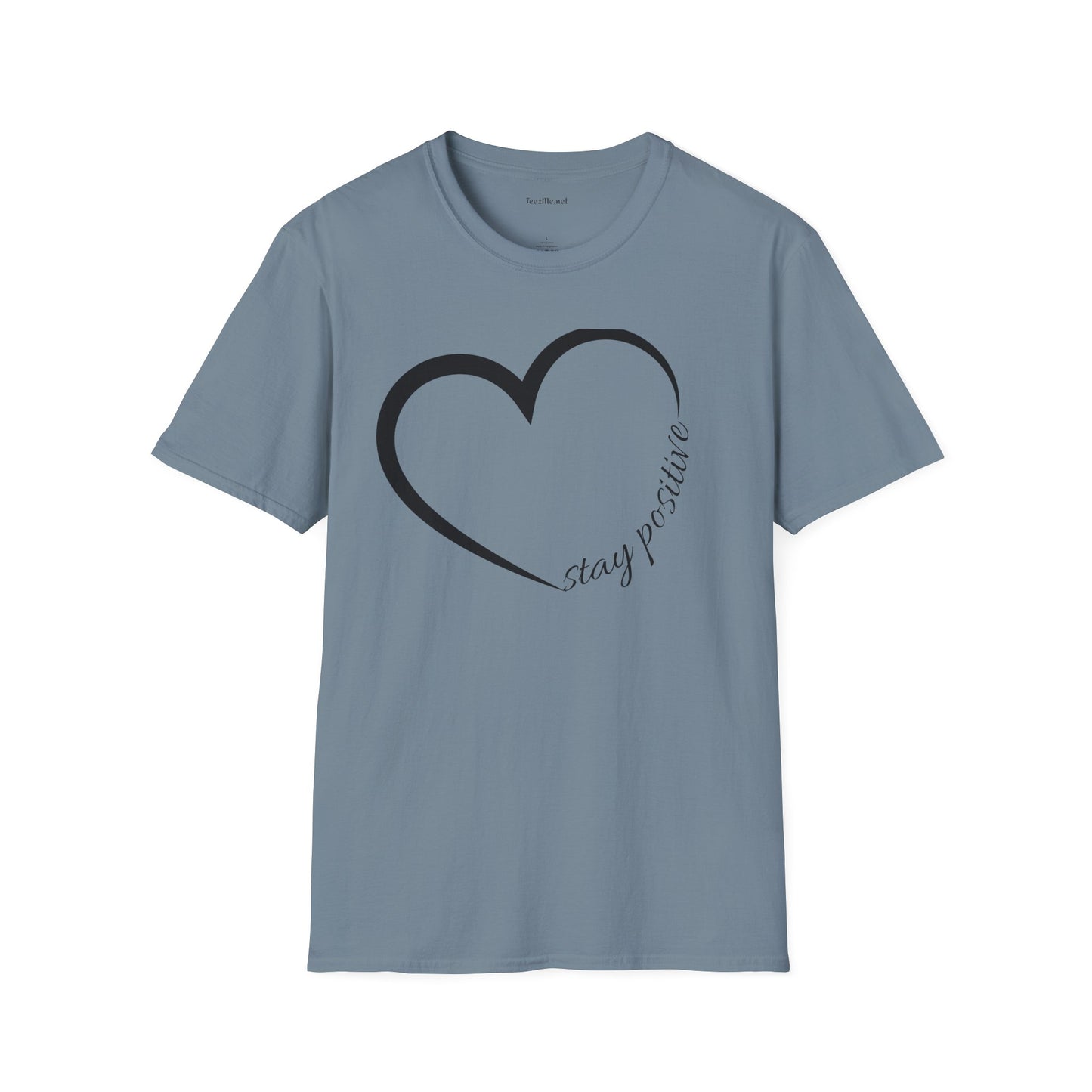 Stay Positive Unisex Softstyle T-Shirt 100% Cotton Graphic