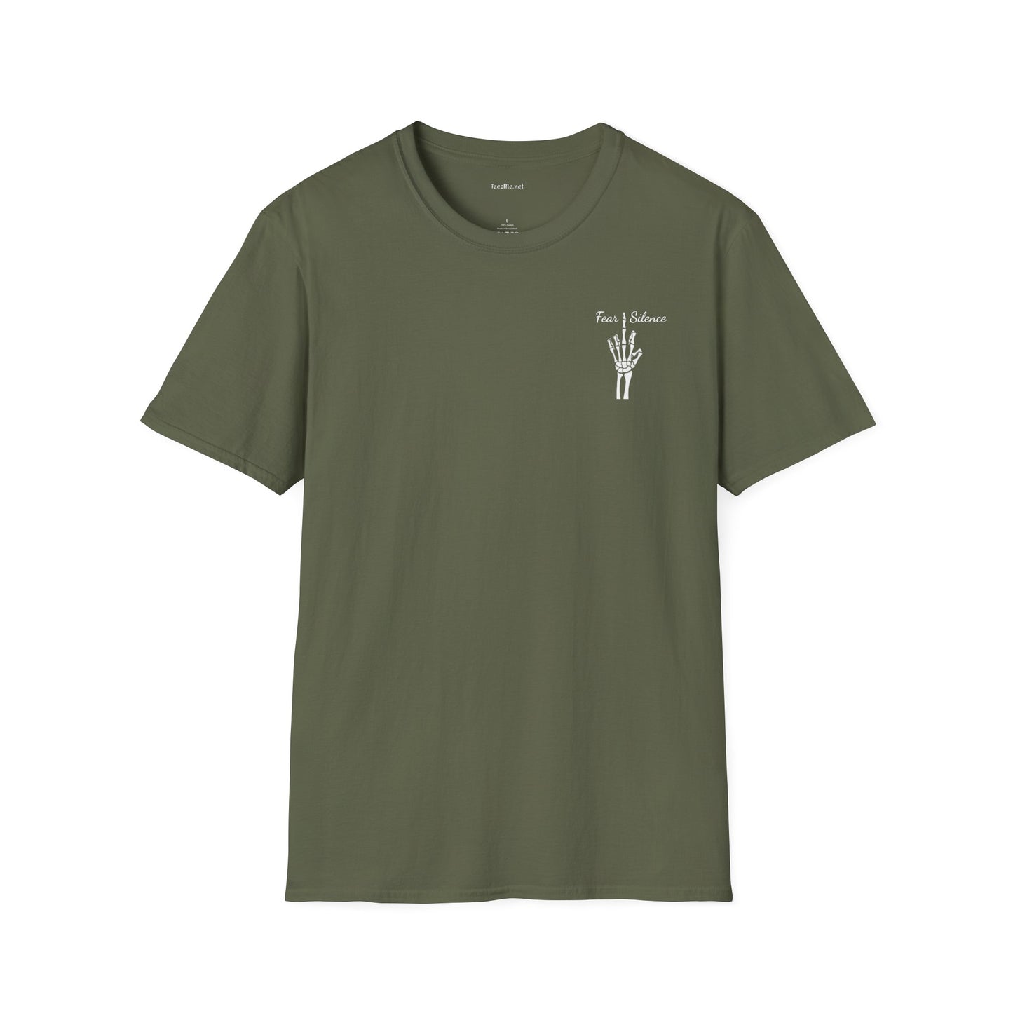 Fear Silence - Unisex Softstyle T-Shirt 100% Cotton Graphic
