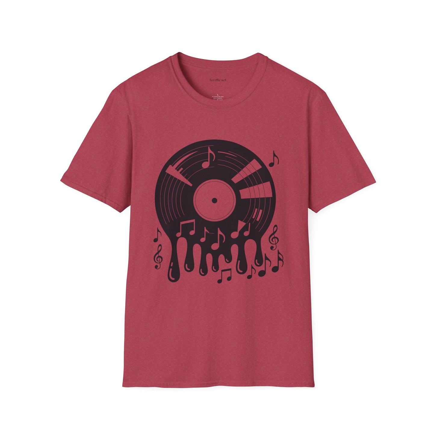 Spinning Vinyl Unisex Softstyle T-Shirt 100% Cotton Graphic