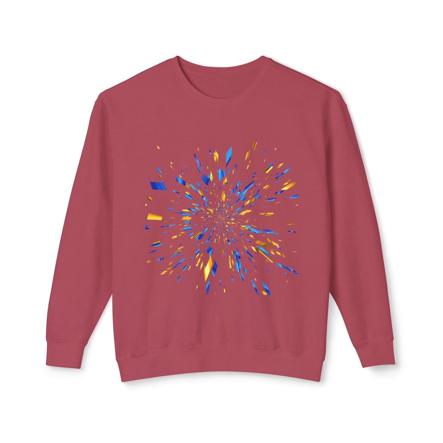 Burst - Unisex Lightweight Crewneck Sweatshirt