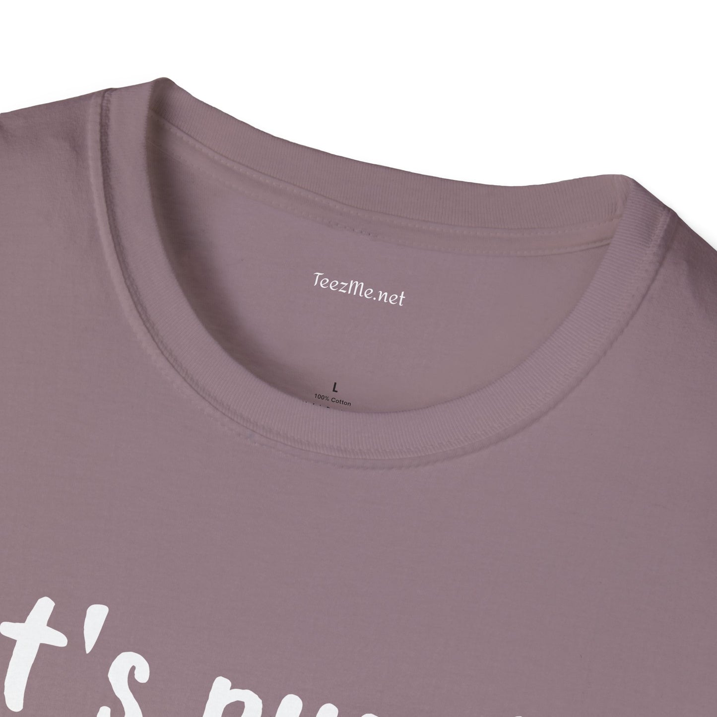 Let's purrty! - Unisex Softstyle T-Shirt 100% Cotton Graphic