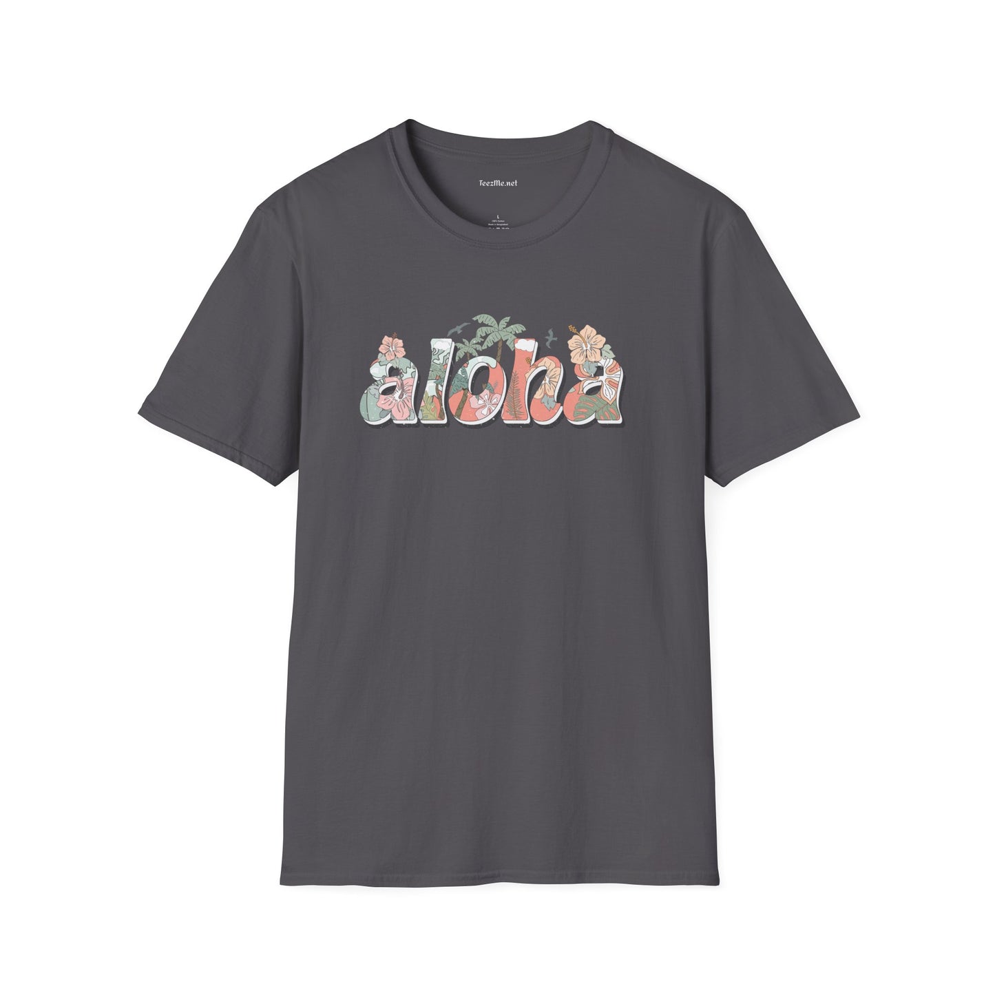 Aloha Unisex Softstyle T-Shirt 100% Cotton Graphic
