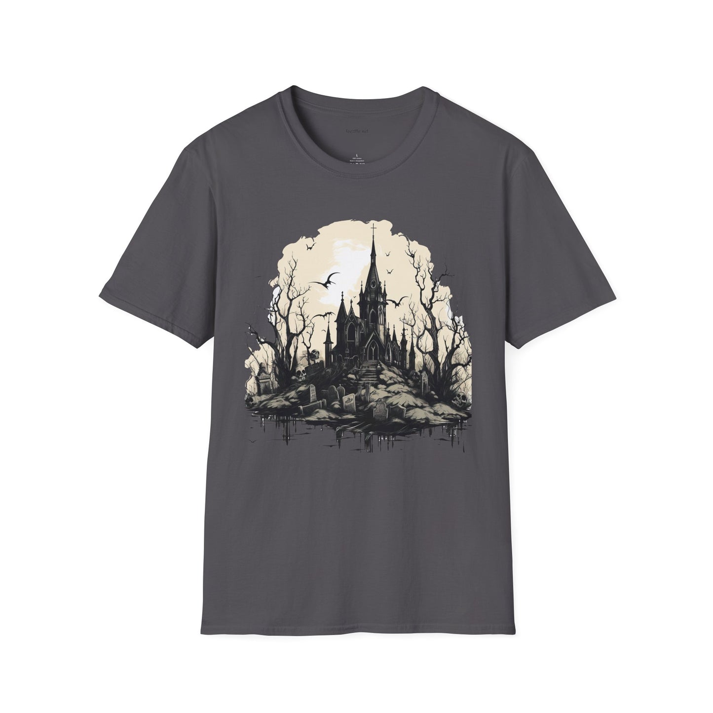 Gothic Castle - Unisex Softstyle T-Shirt 100% Cotton Graphic