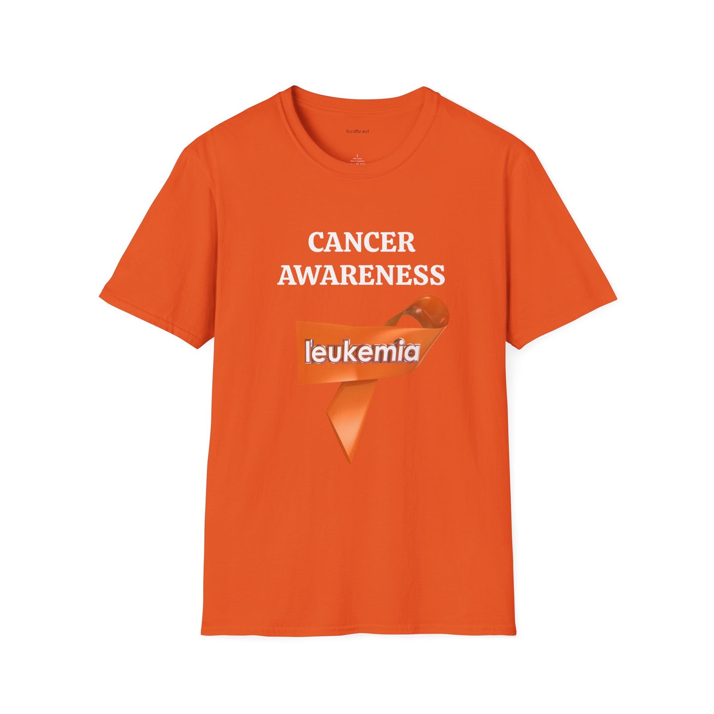 Leukemia Cancer Awareness - Unisex Softstyle T-Shirt 100% Cotton Graphic