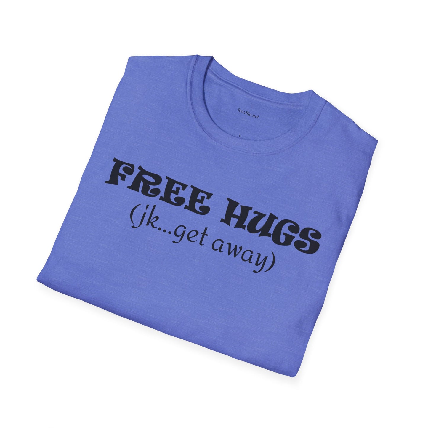 FREE HUGS - Unisex Softstyle T-Shirt 100% Cotton Graphic