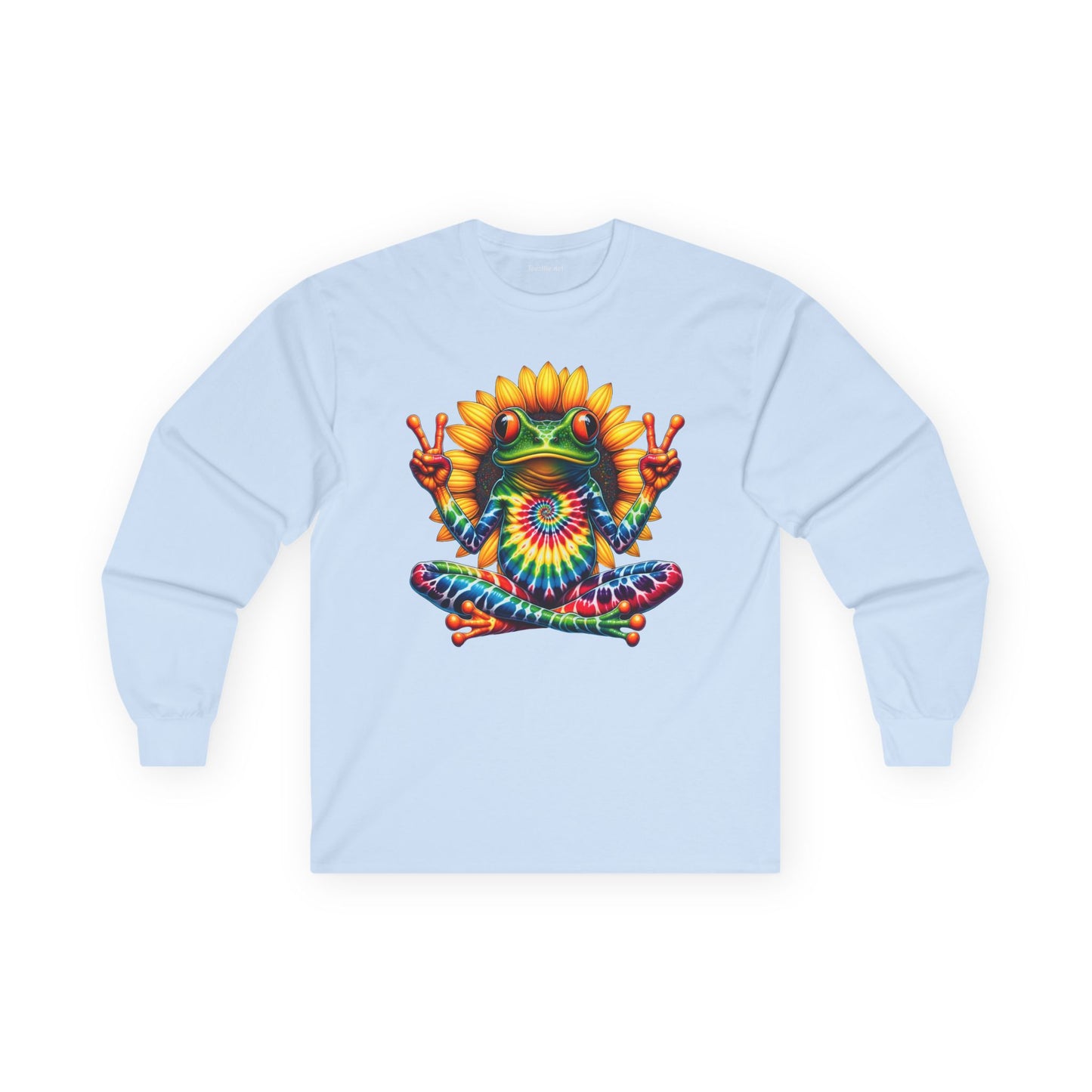 Peace Frog Tie-dye Unisex Ultra Cotton Long Sleeve Tee