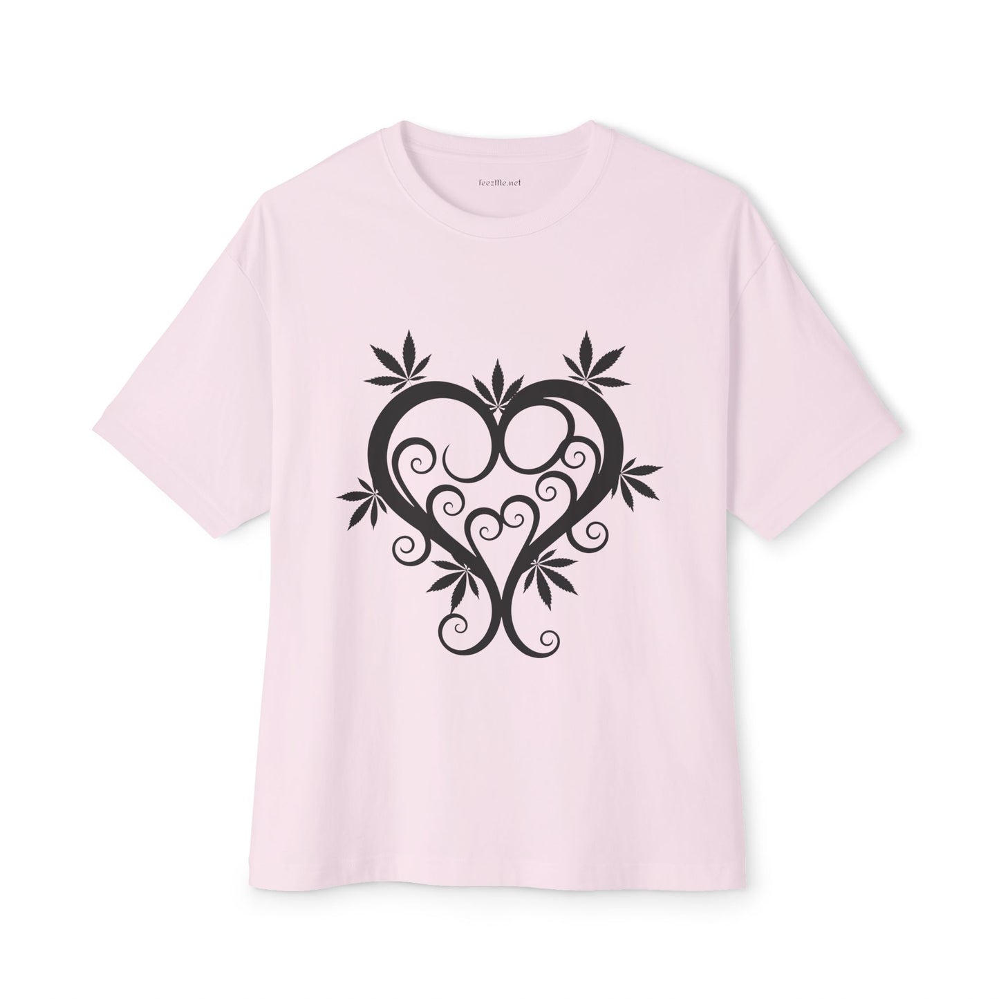 Weed Heart - Unisex Oversized Boxy Tee