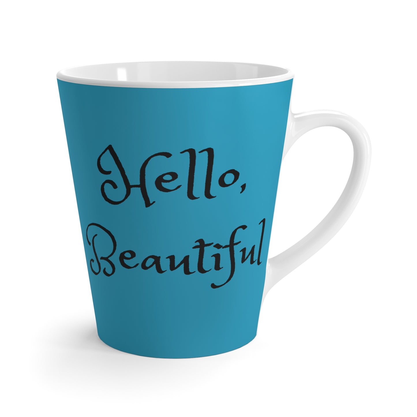 Hello, Beautiful - Latte Mug #Coffee #Tea